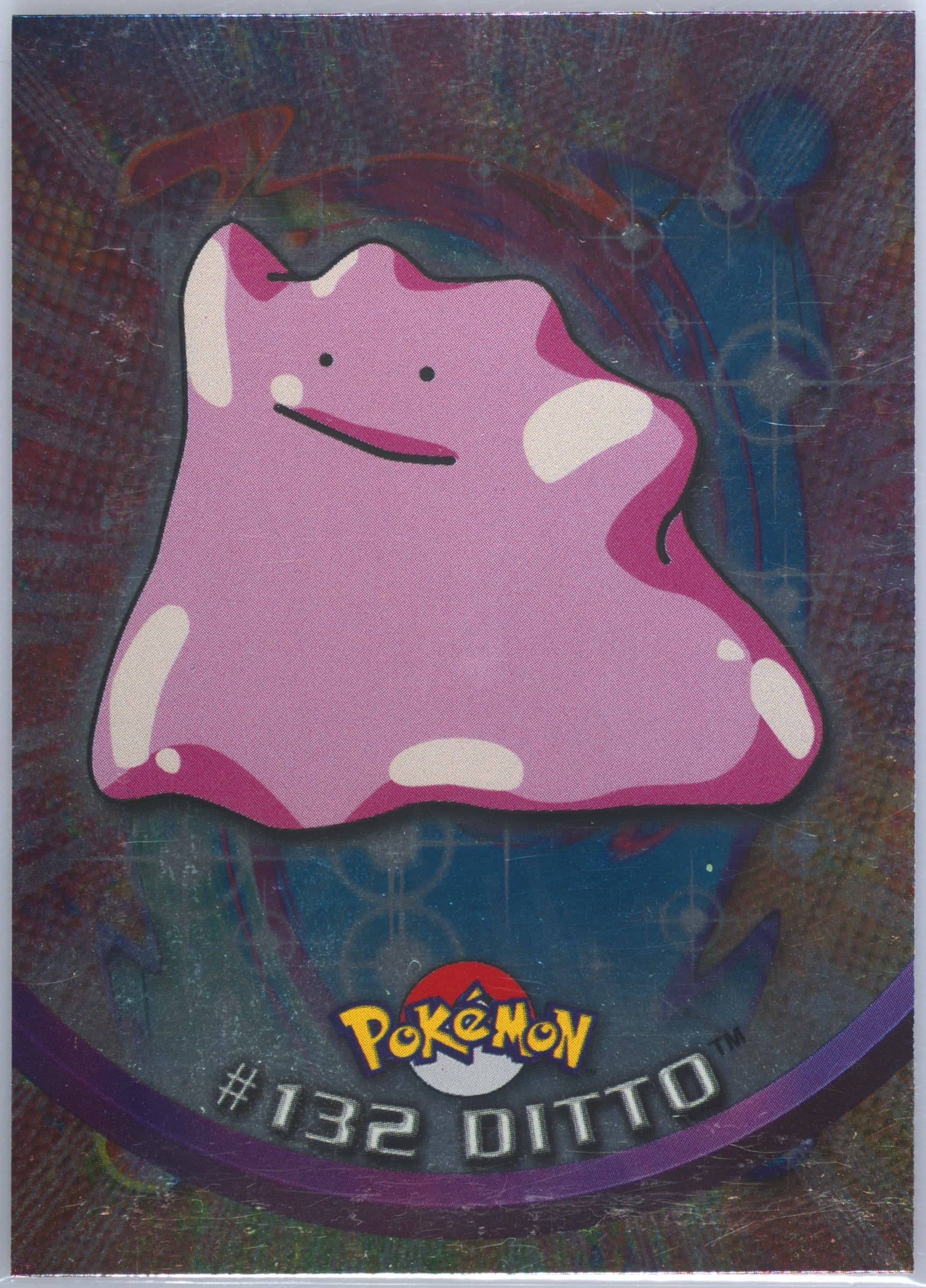 Ditto Foil (132) 2000 Topps Pokemon TV Animation Series 3