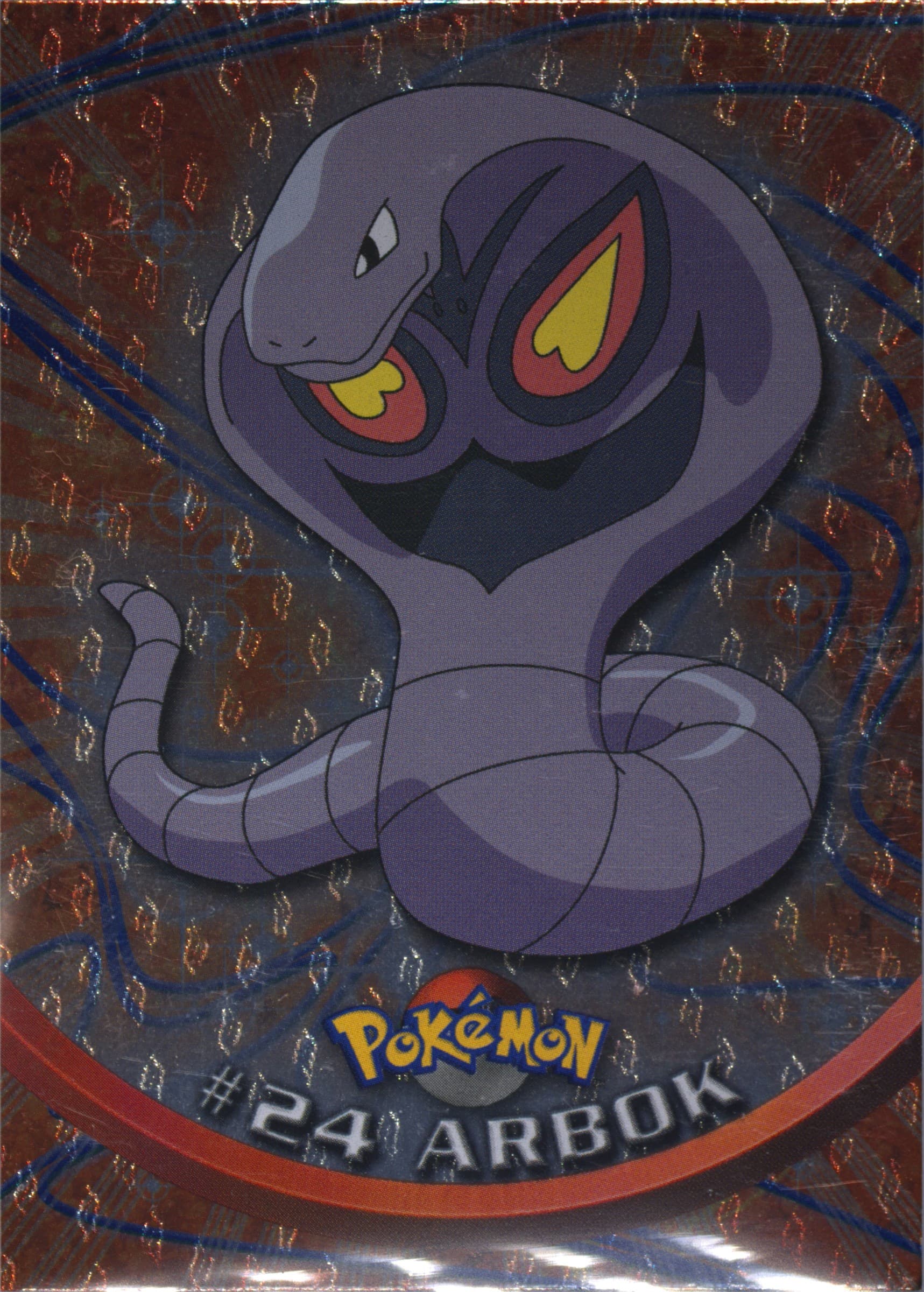 Arbok Foil (24) 1999 Topps Pokemon TV