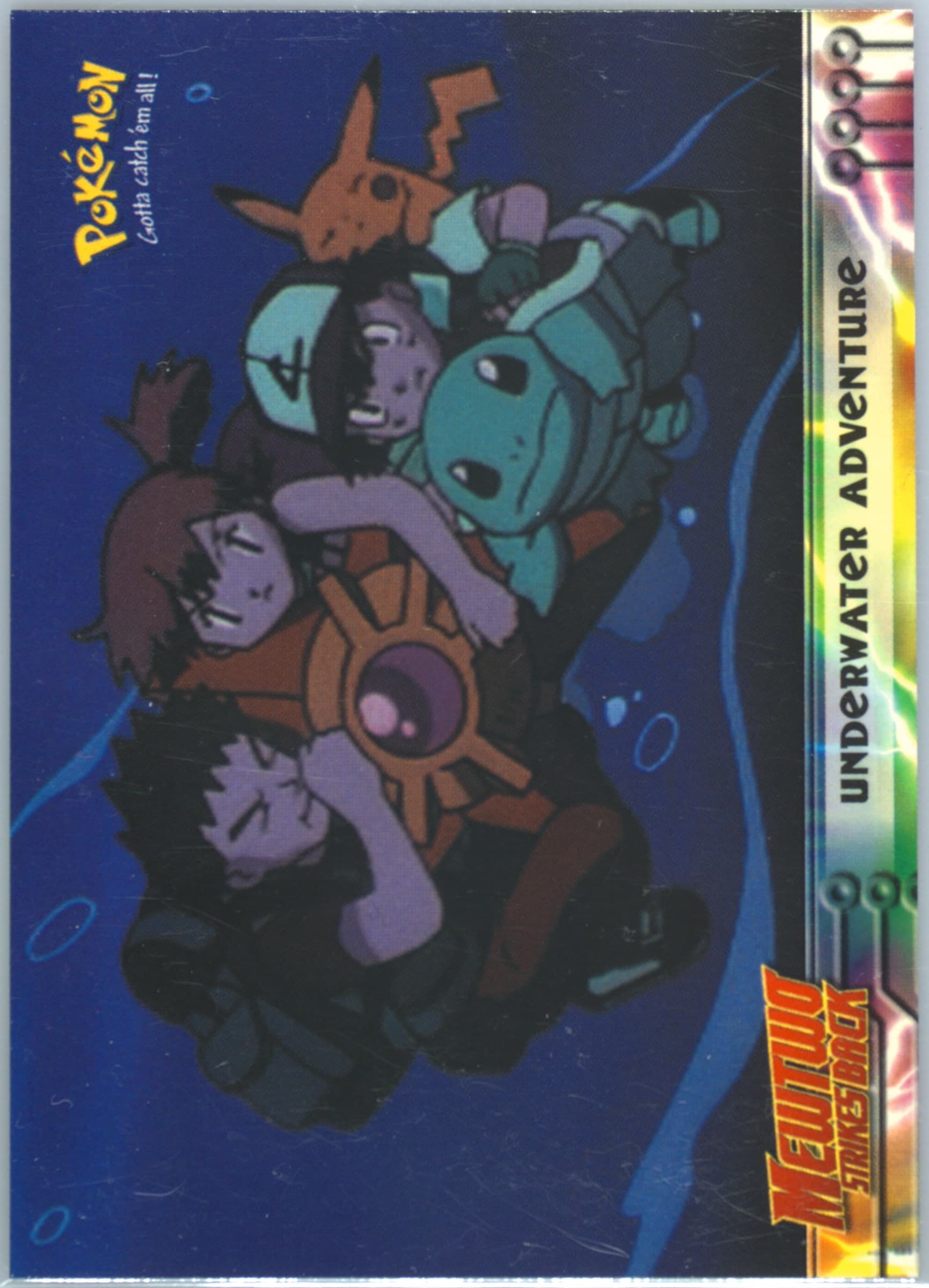 Movie Edition Underwater Adventure (17) 1999 Topps Pokemon the Movie Edt
