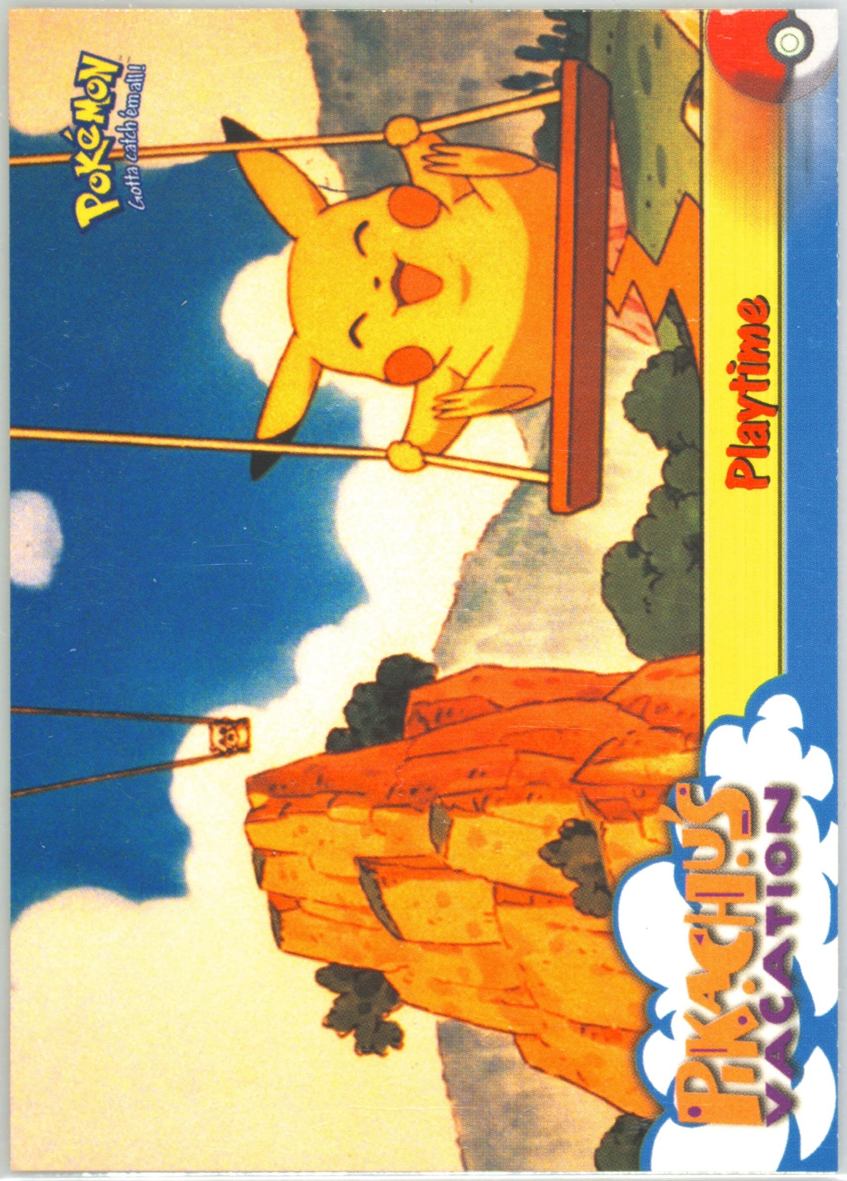 Movie Edition Playtime (57) 1999 Topps Pokemon the Movie Edt