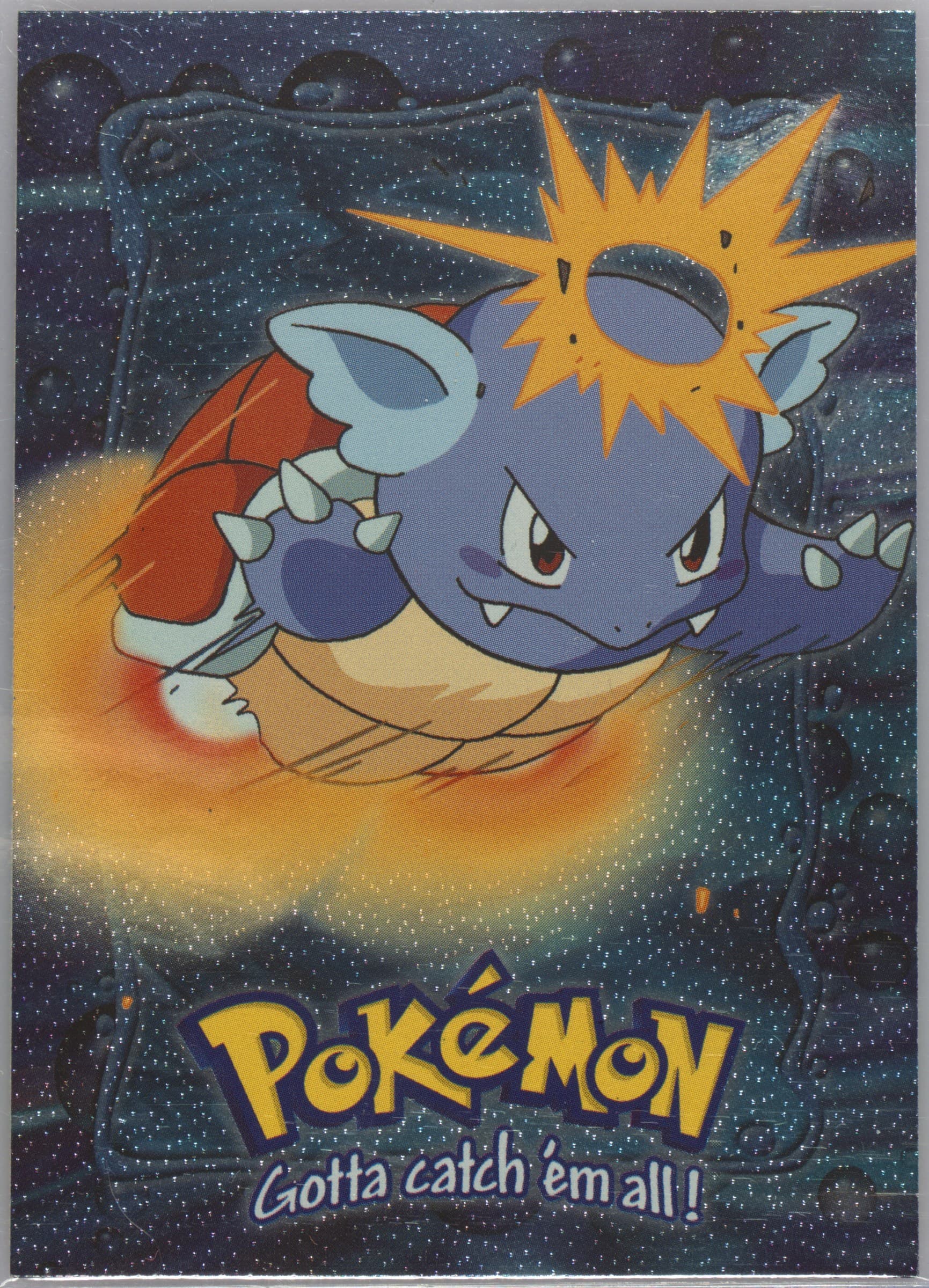 Wartortle #8 Foil (E8) 1999 Topps Pokemon the Movie Edt