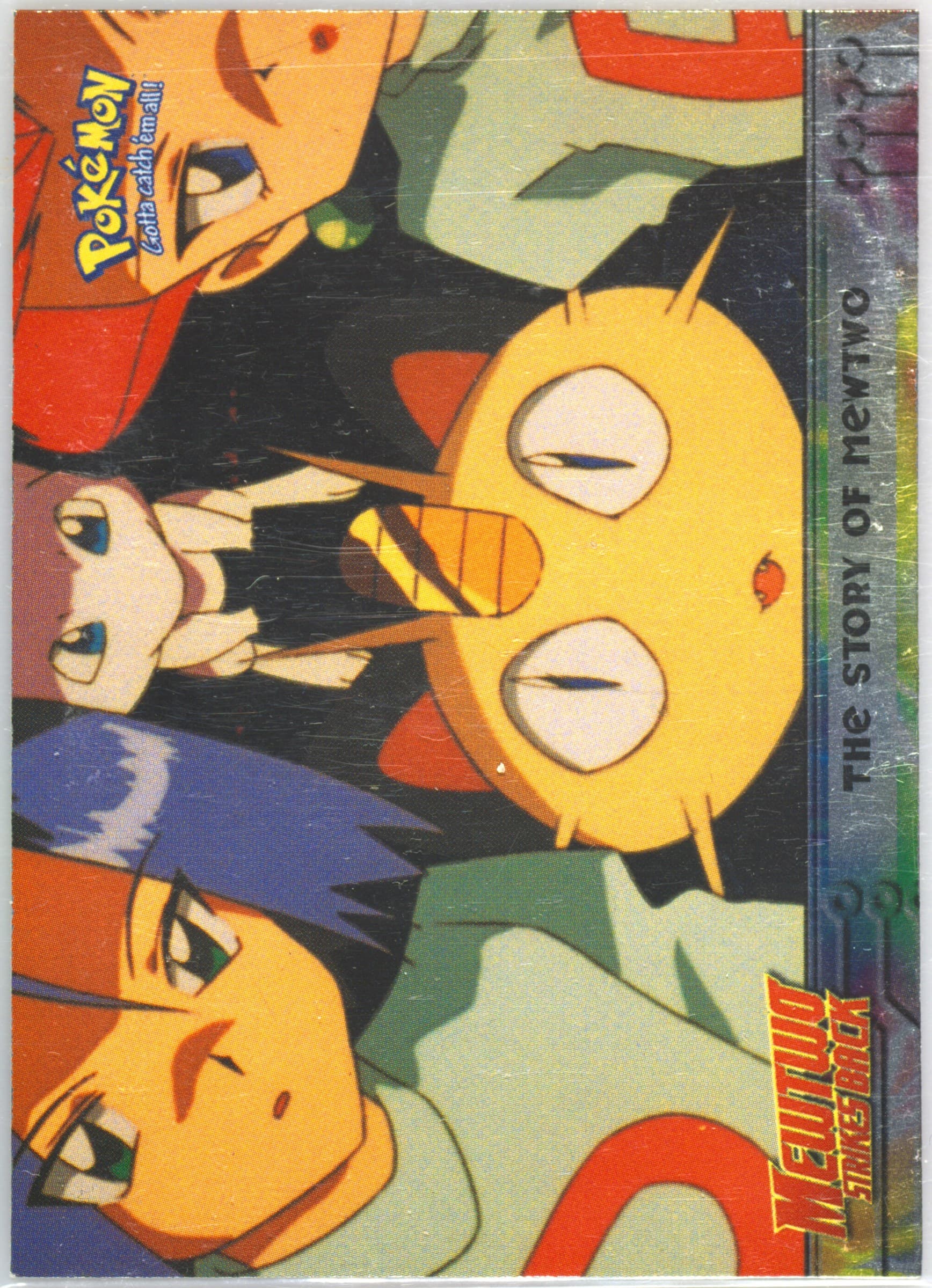 Movie Edition The Story of Mewtwo-Foil (24) 1999 Topps Pokemon the Movie Edt