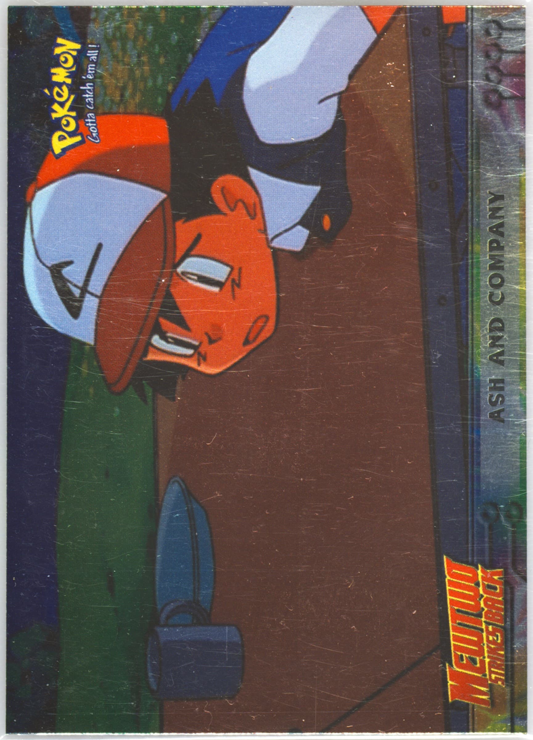Movie Edition Ash and Company-Foil (9) 1999 Topps Pokemon the Movie Edt