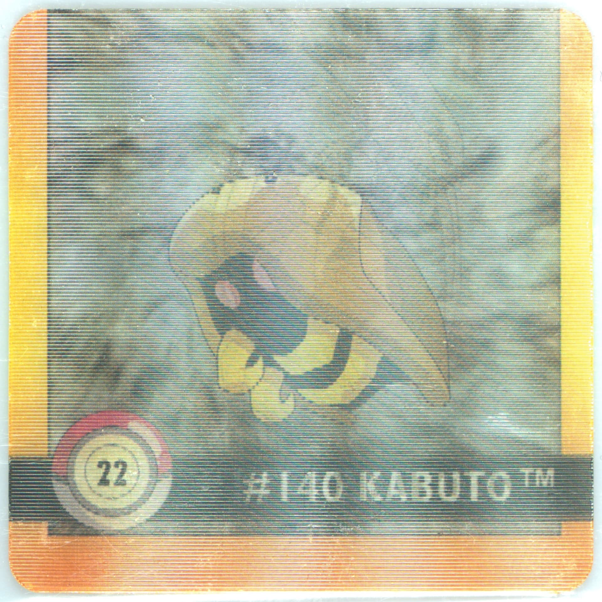 Kabuto/Kabutops (22) 1999 Pokemon Action Flipz Premier Edition