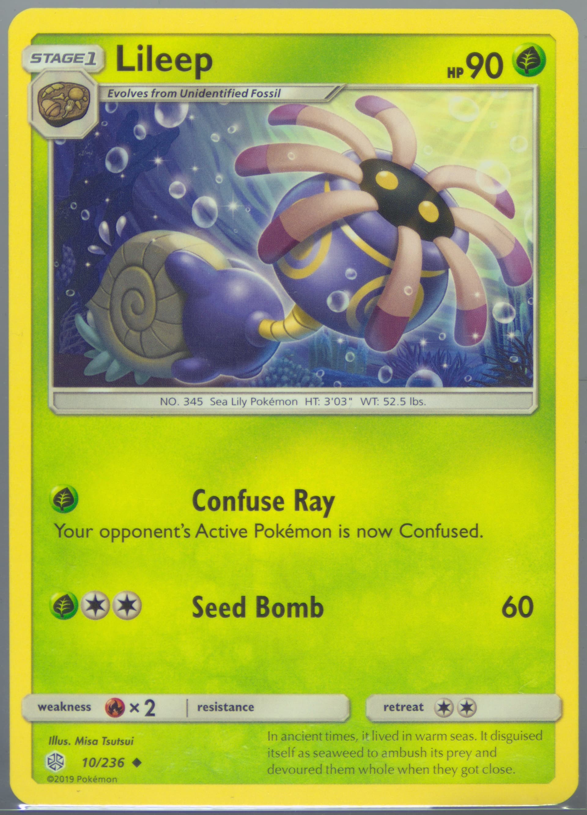 Lileep (10) 2019 Pokemon Sun & Moon Cosmic Eclipse