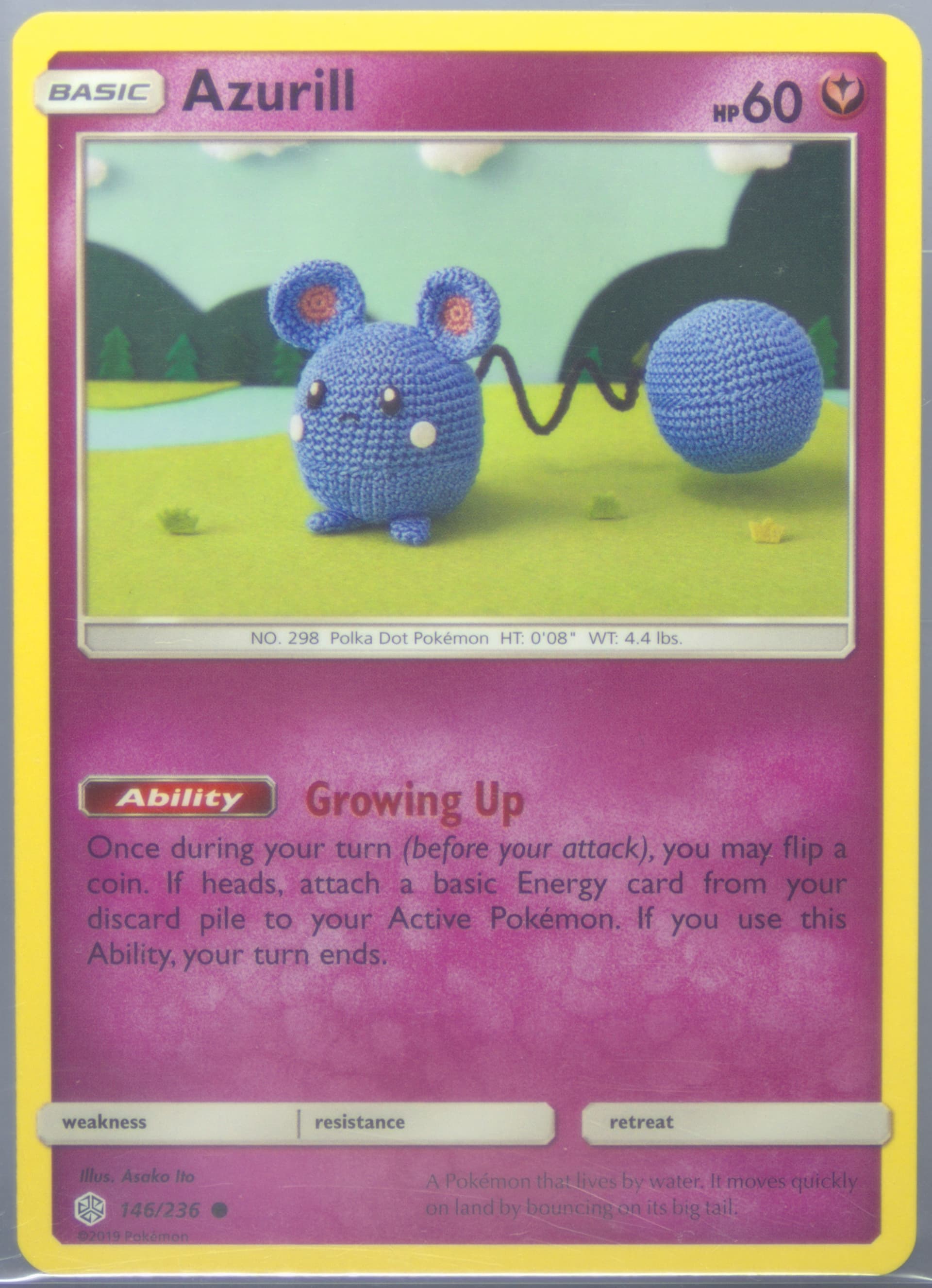 Azurill (146) 2019 Pokemon Sun & Moon Cosmic Eclipse