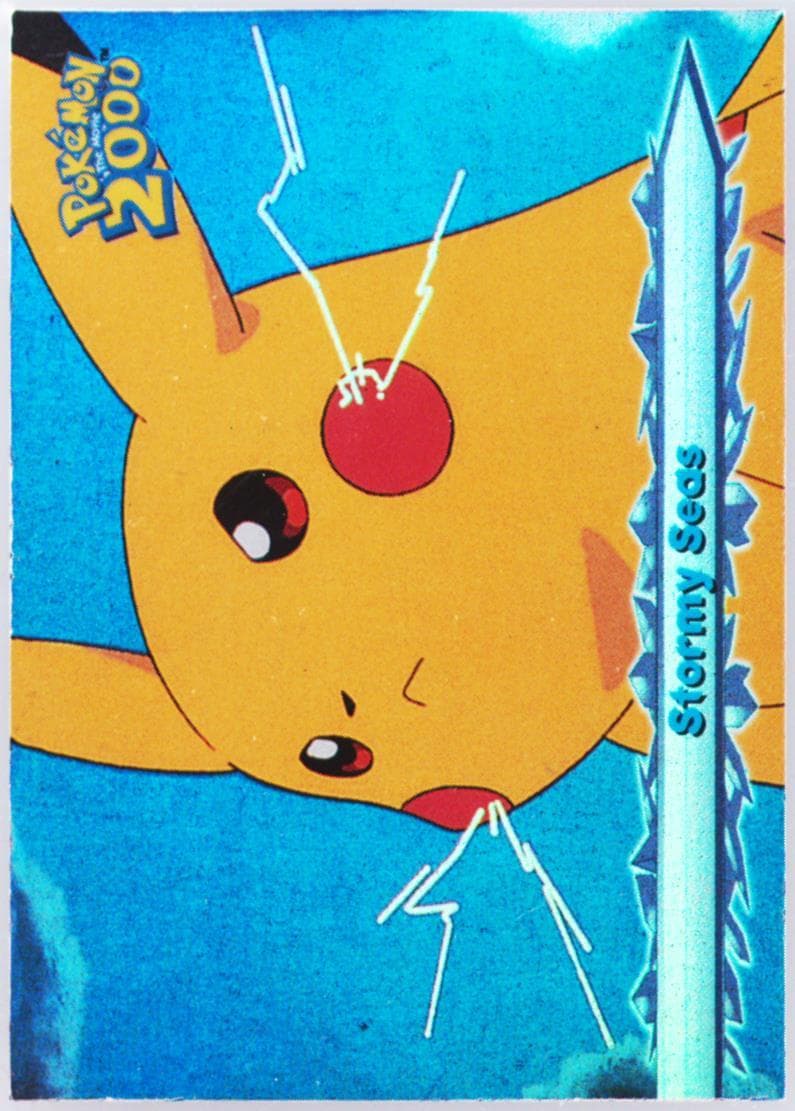 Stormy Seas Rainbow Foil (19) 2000 Topps Pokemon the Movie 2000