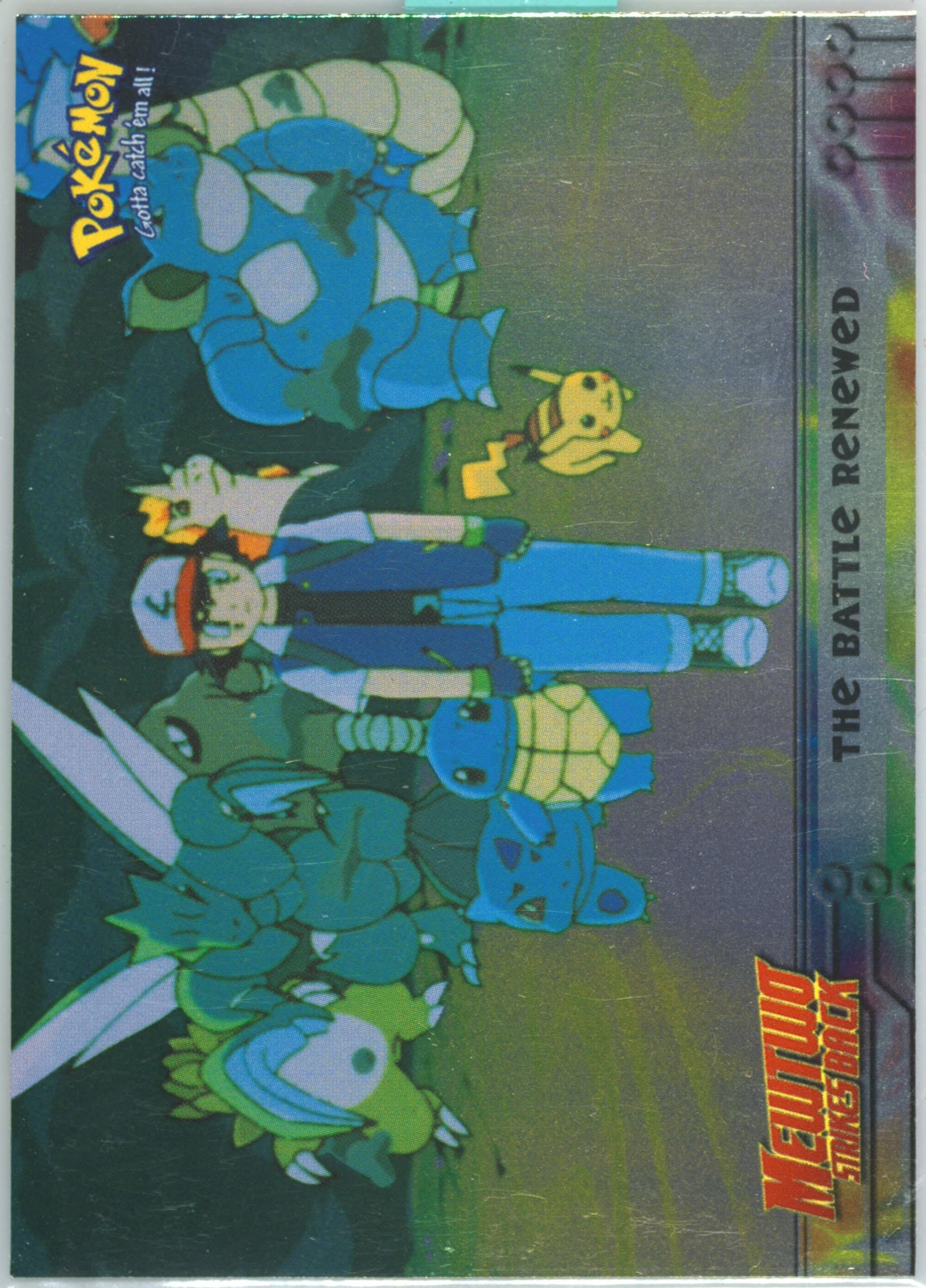 Movie Edition The Battle Renewed-Foil (32) 1999 Topps Pokemon the Movie Edt