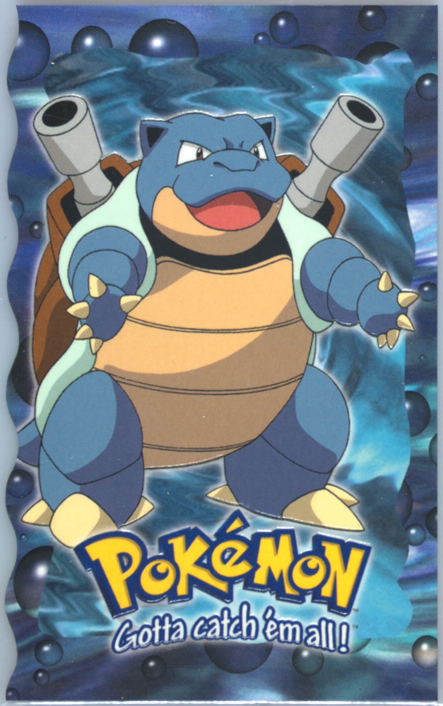 Blastoise (9) 1999 Topps Pokemon the Movie Die-Cut