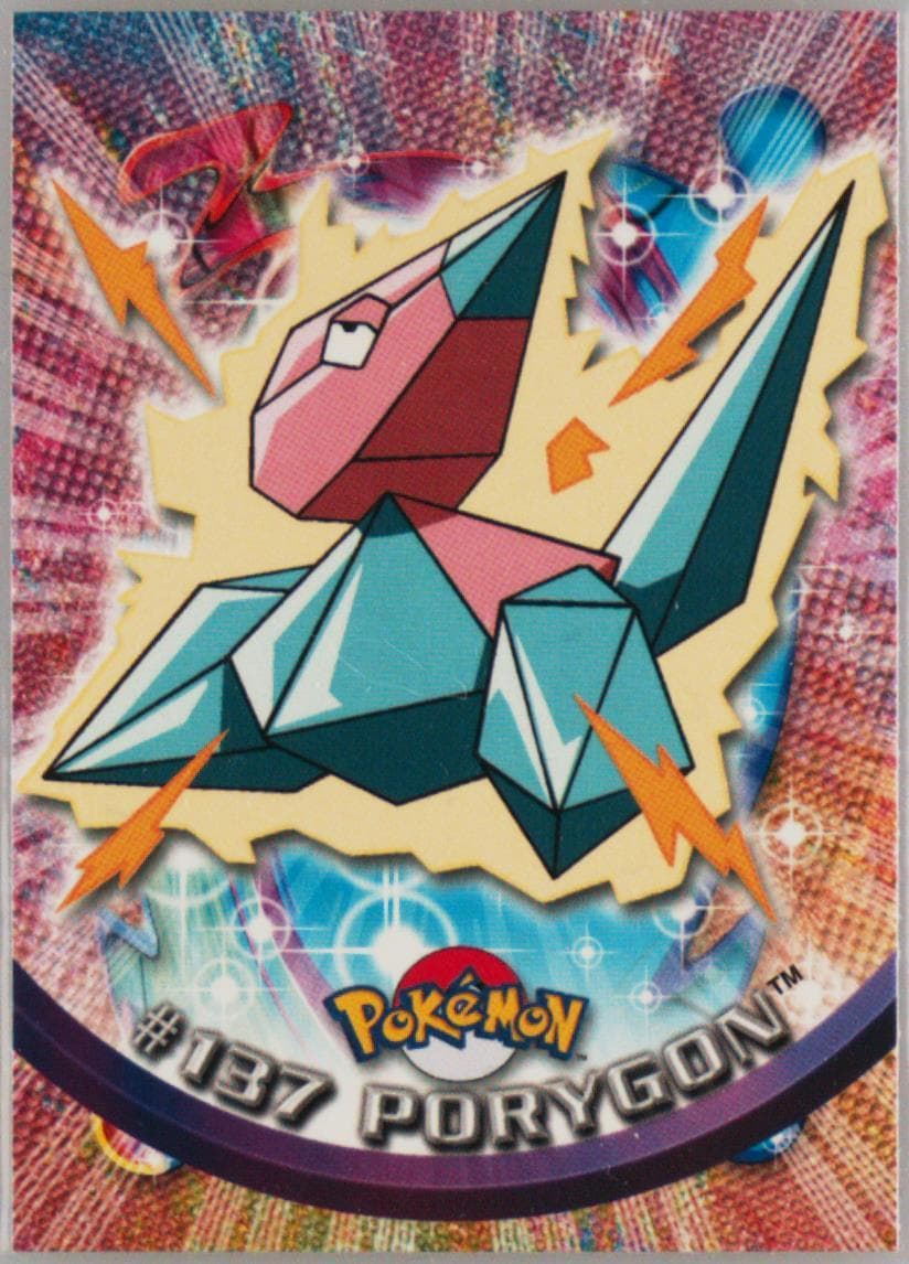 Porygon (137) 2000 Topps Pokemon TV Animation Series 3
