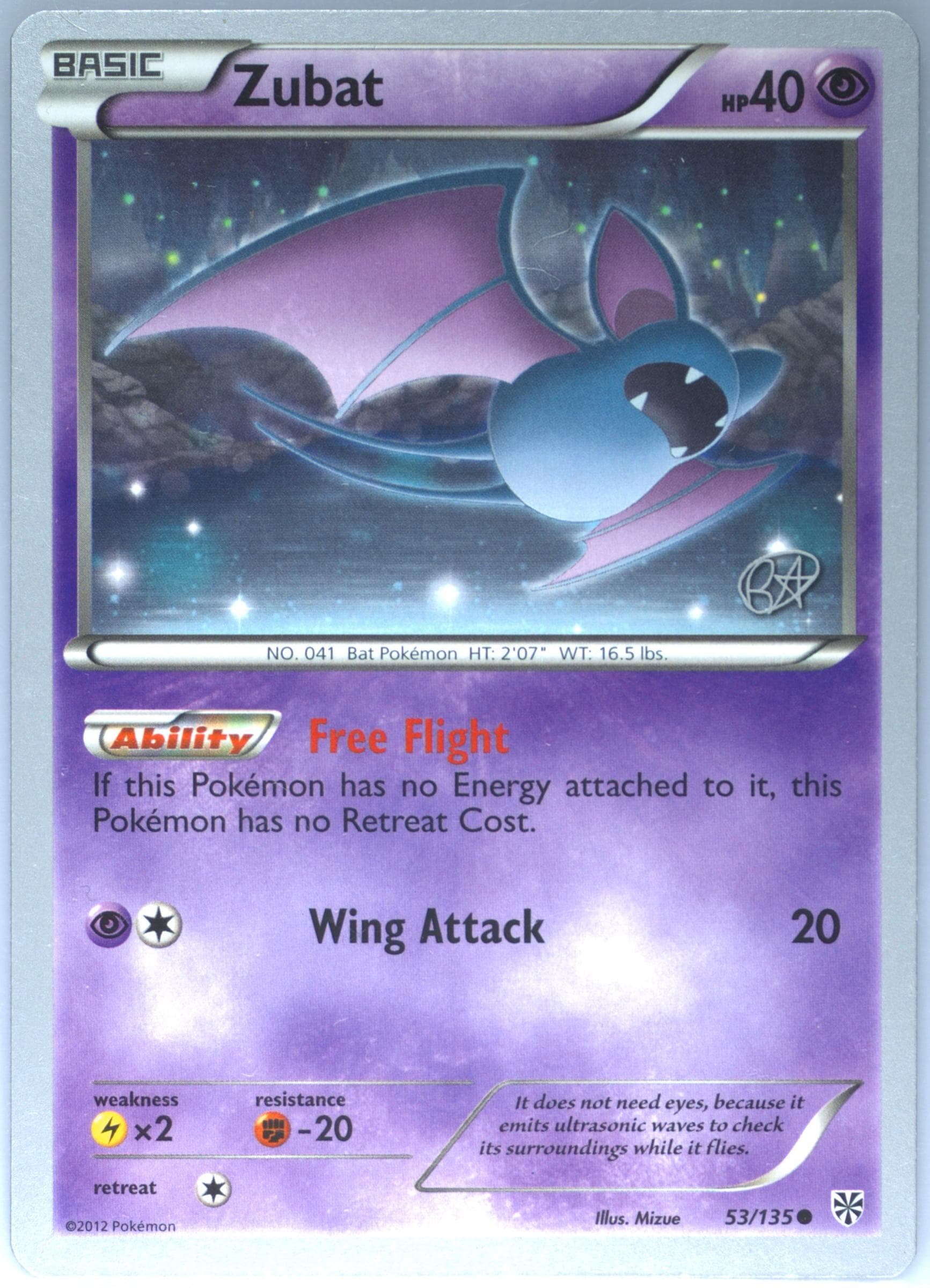 Zubat The Flying Hammer (53) 2015 Pokemon World Championships Promo