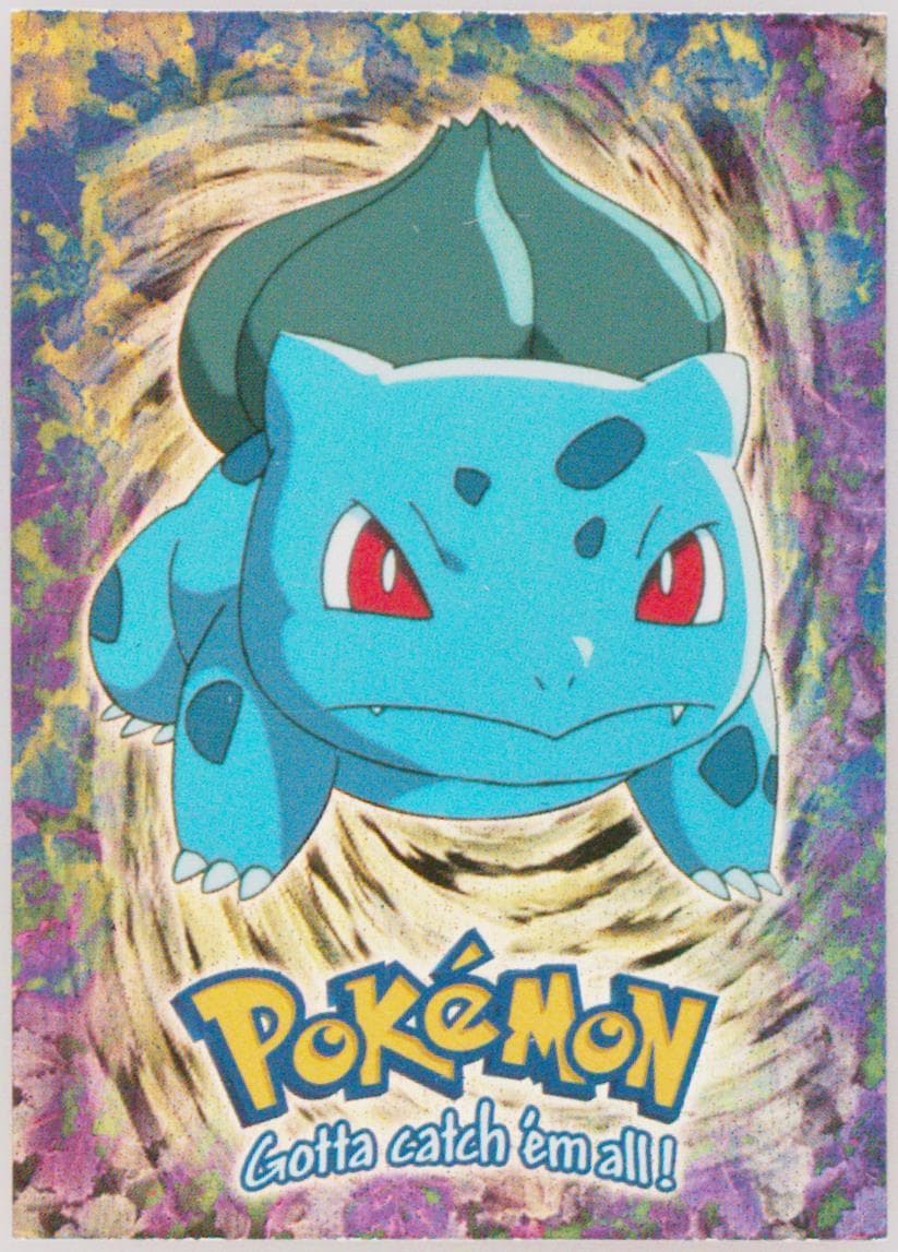Bulbasaur #1 Rainbow Foil (E1) 1999 Topps Pokemon the Movie Edt