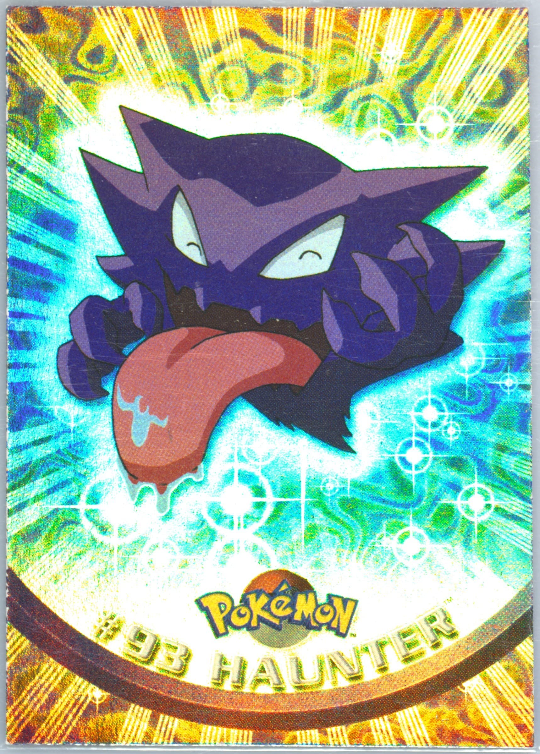 Haunter Rainbow Foil (93) 2000 Topps Pokemon TV Animation Series 2