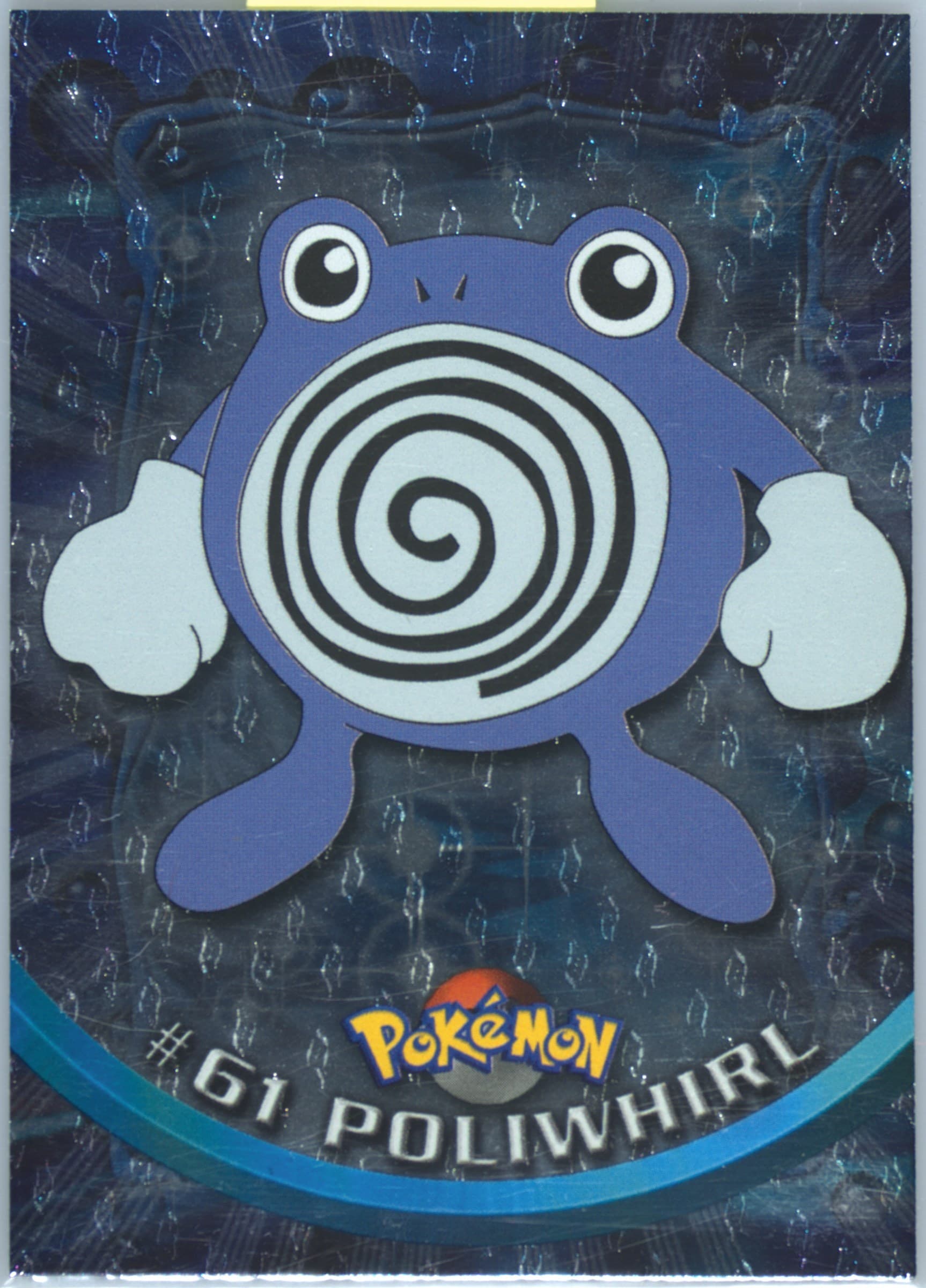 Poliwhirl Foil (61) 1999 Topps Pokemon TV