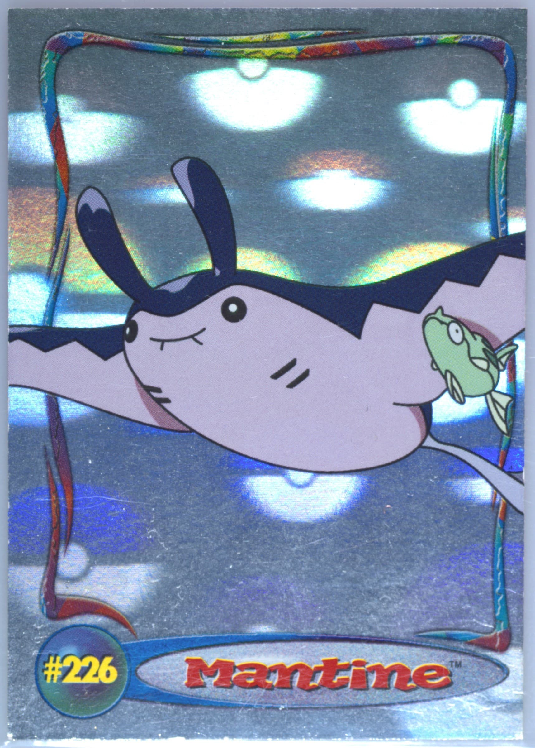 Mantine (9) 2001 Topps Pokemon Johto Series 1 Hologram Cards