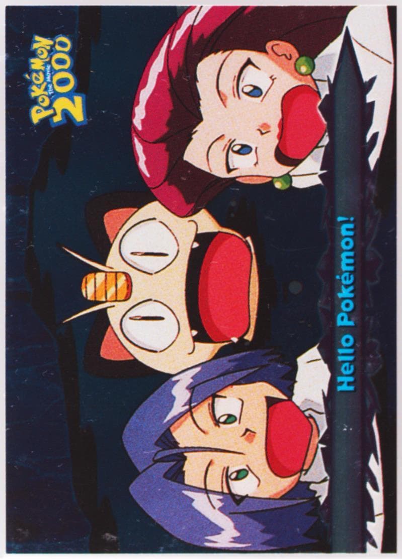 Hello Pokemon! Foil (56) 2000 Topps Pokemon the Movie 2000