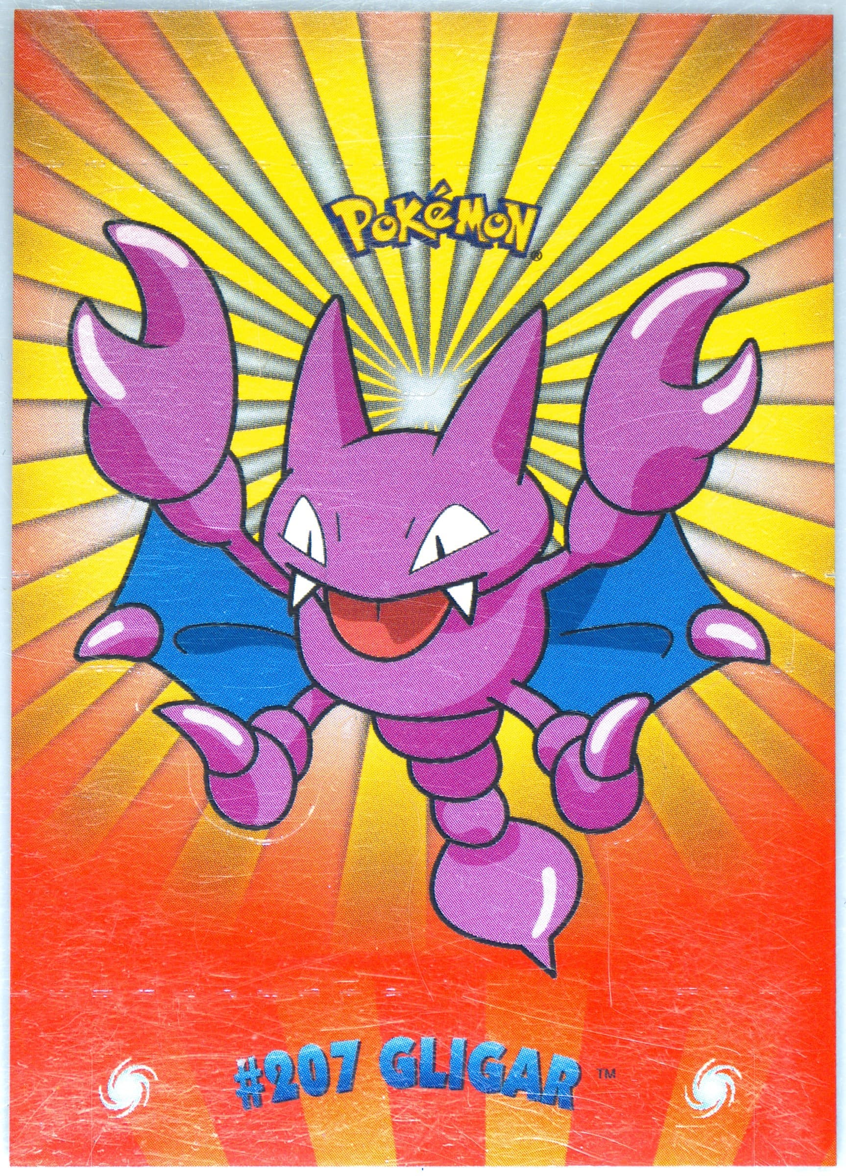 Gligar (6) 2001 Topps Pokemon Johto Series 1 Pop-Up