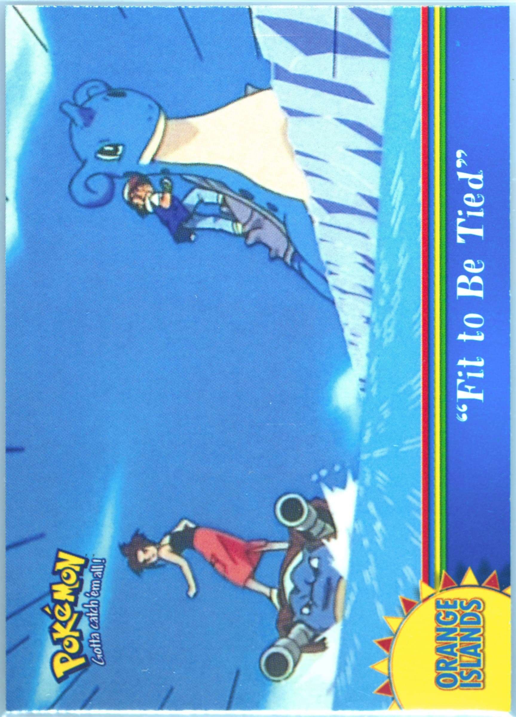 Fit to Be Tied (OR2) 2000 Topps Pokemon TV Animation Series 3 Orange Islands