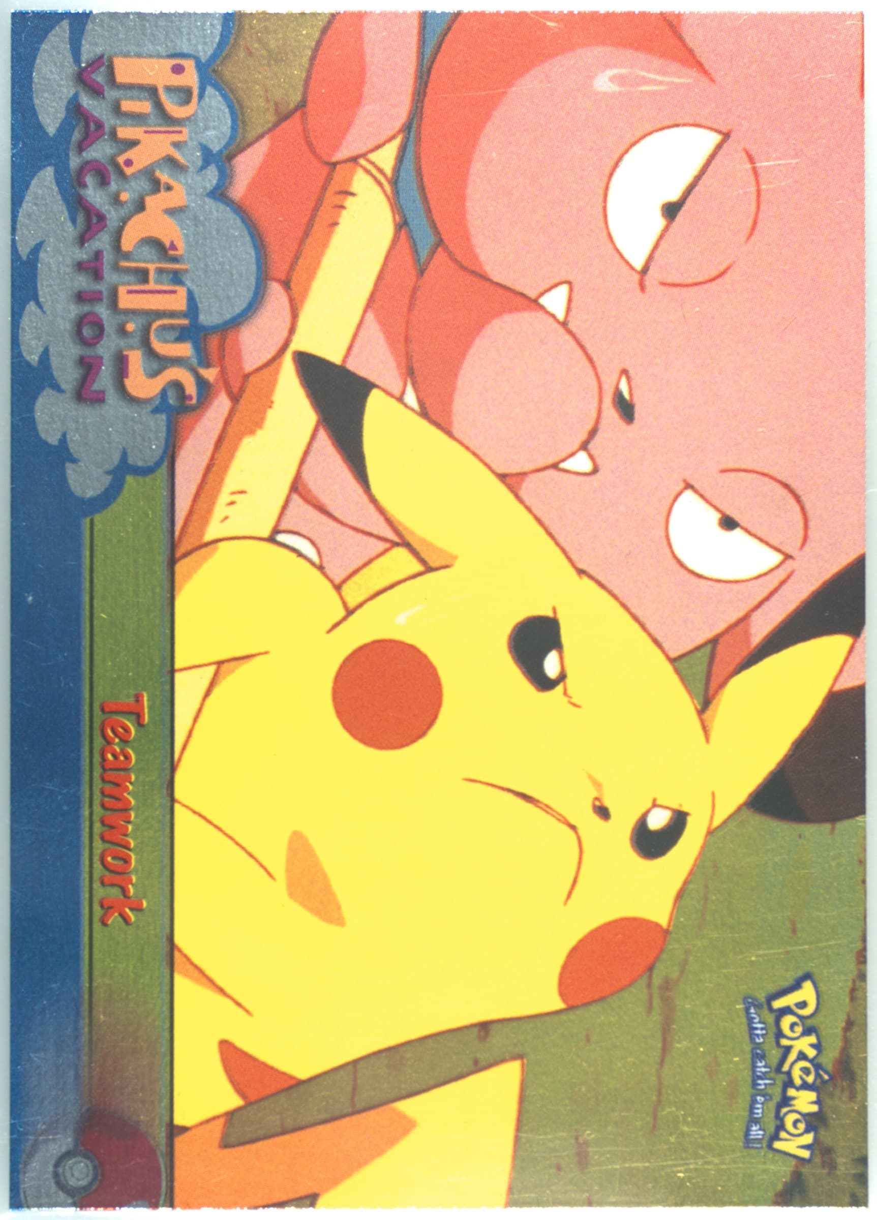 Movie Edition Teamwork-Foil (54) 1999 Topps Pokemon the Movie Edt