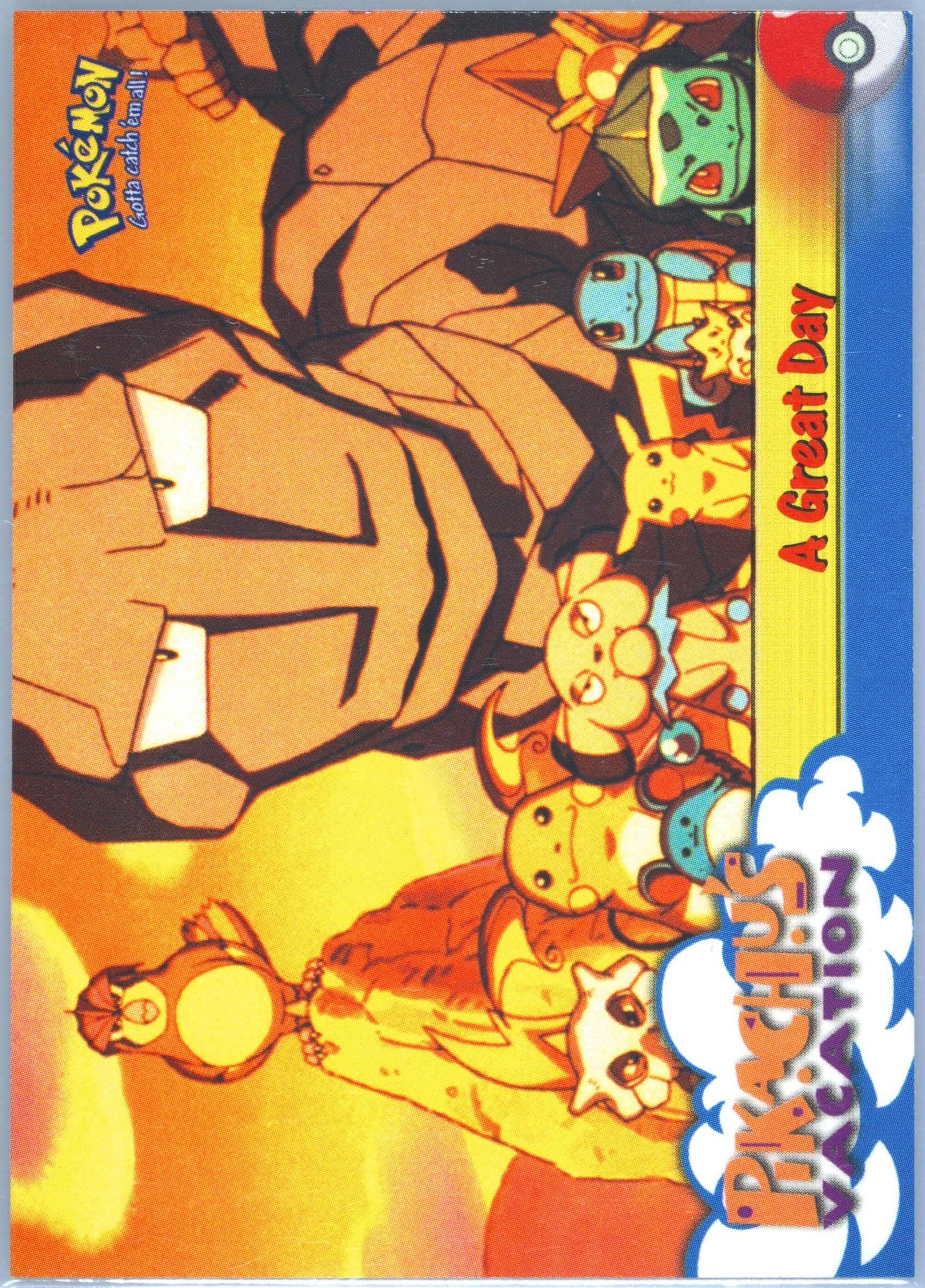 Movie Edition A Great Day (58) 1999 Topps Pokemon the Movie Edt