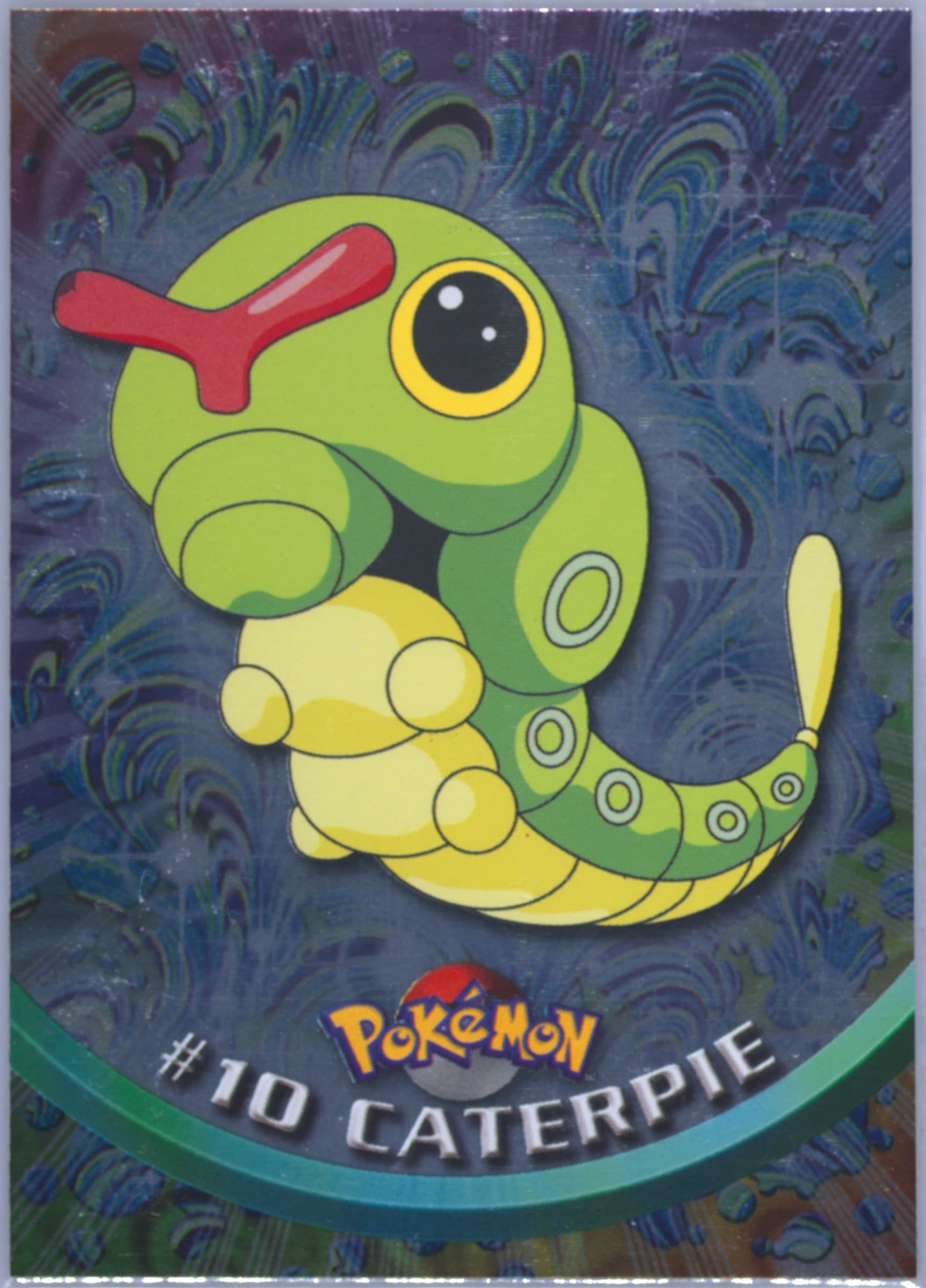 Caterpie Foil (10) 1999 Topps Pokemon TV