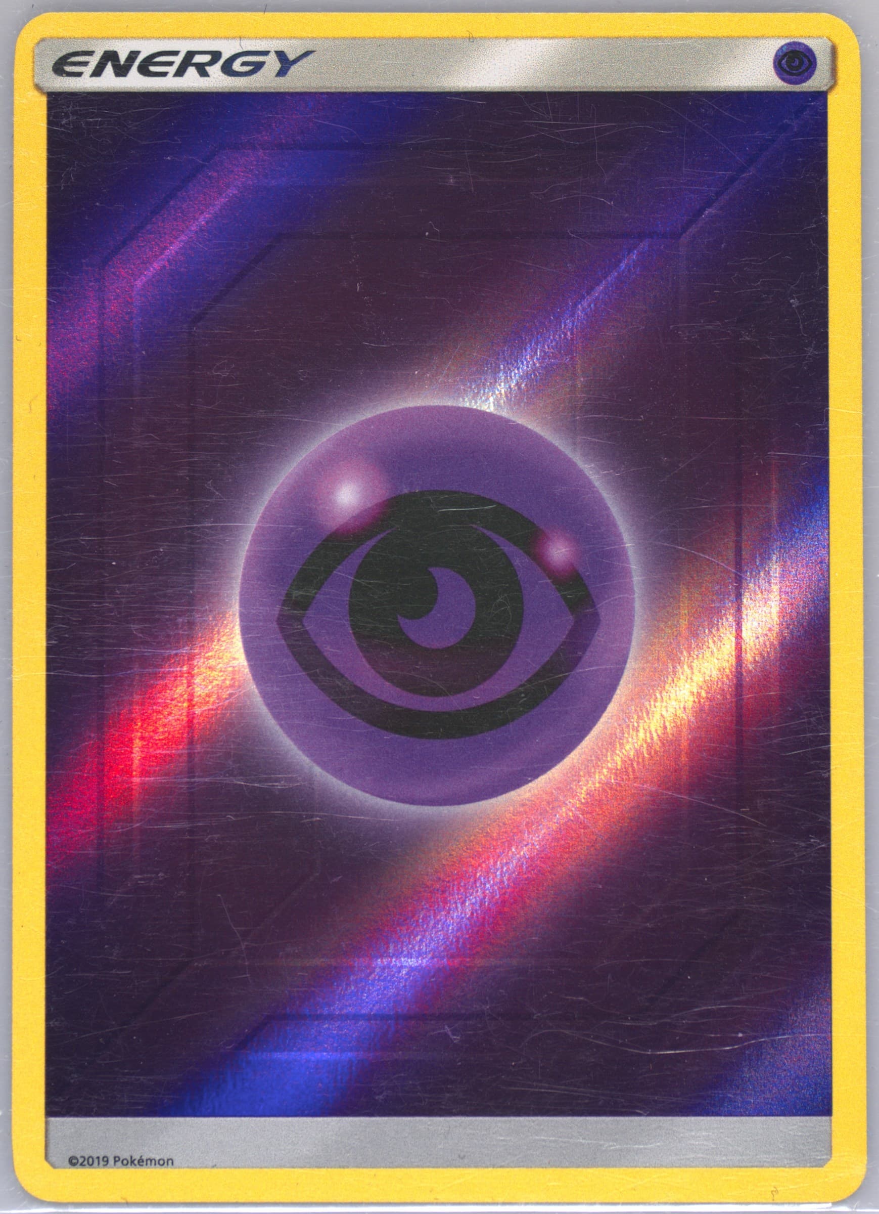 Psychic Energy-Reverse Foil 2019 Pokemon Sun & Moon Hidden Fates