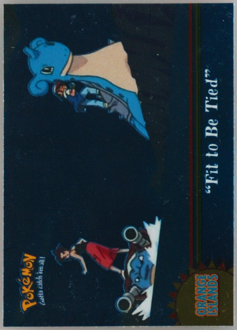 Fit to Be Tied Foil (OR2) 2000 Topps Pokemon TV Animation Series 3 Orange Islands