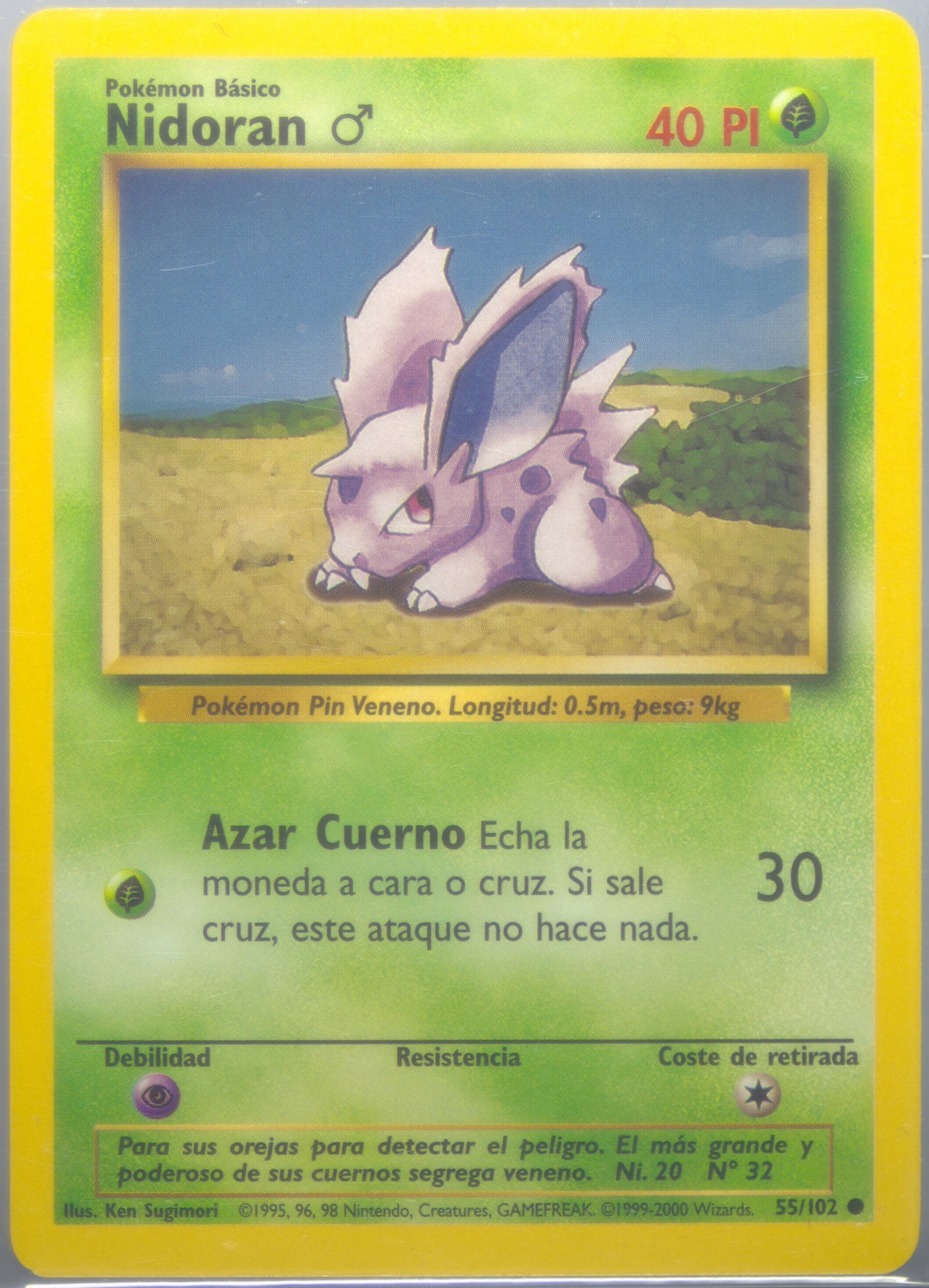 Nidoran (55) 1999 Pokemon Spanish