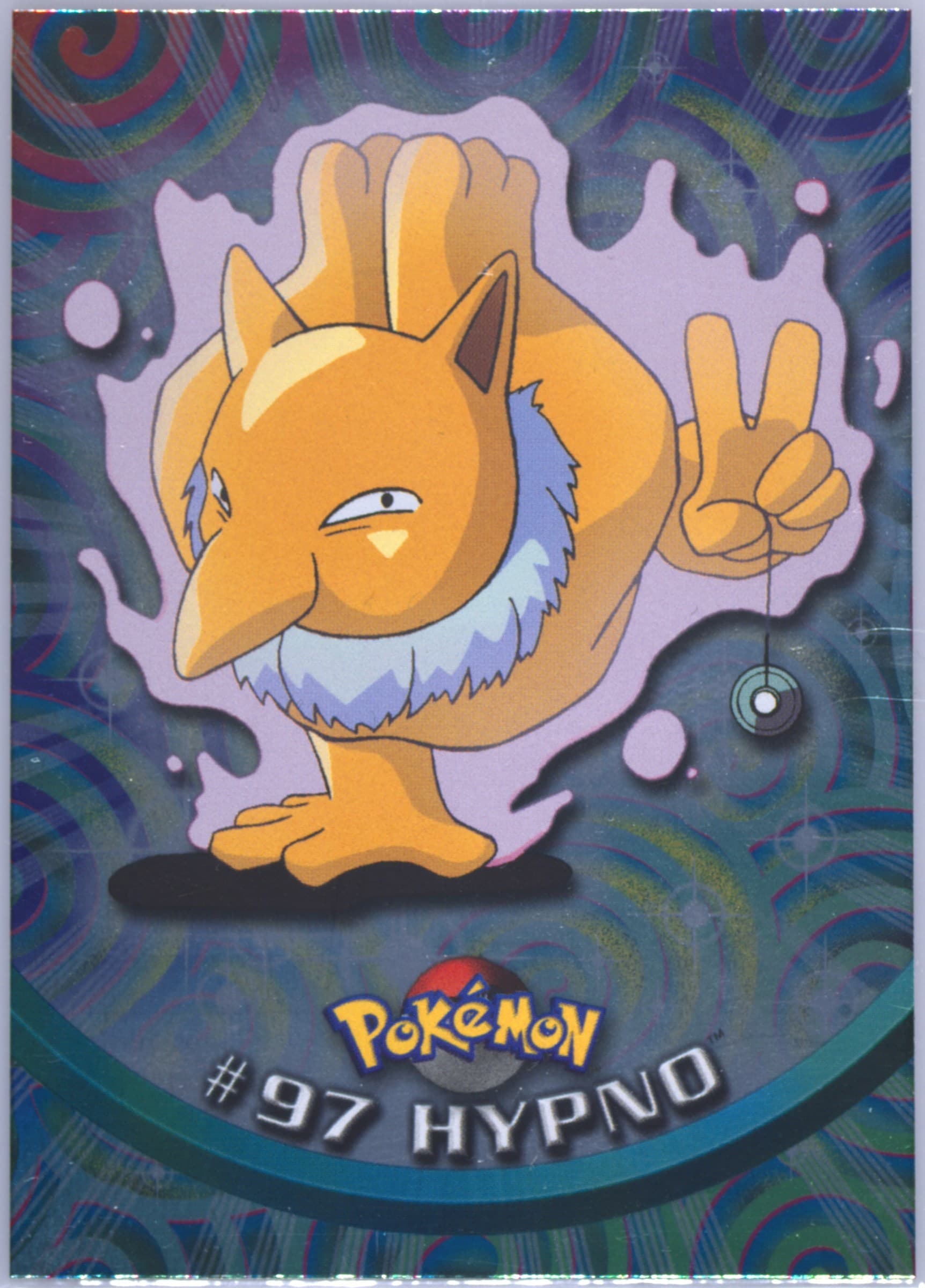Hypno Foil (97) 2000 Topps Pokemon TV Animation Series 2