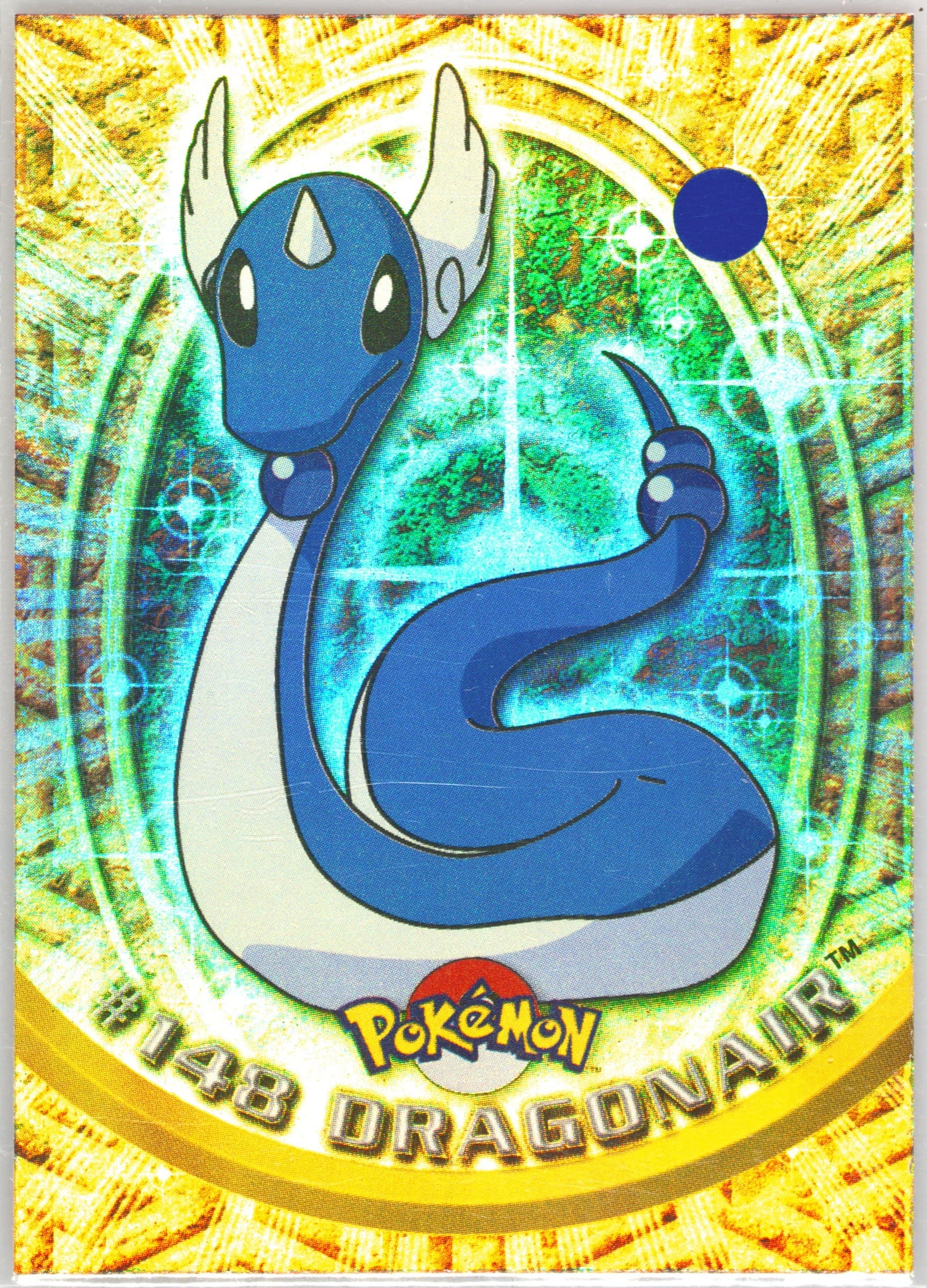 Dragonair Rainbow Foil (148) 2000 Topps Pokemon TV Animation Series 3