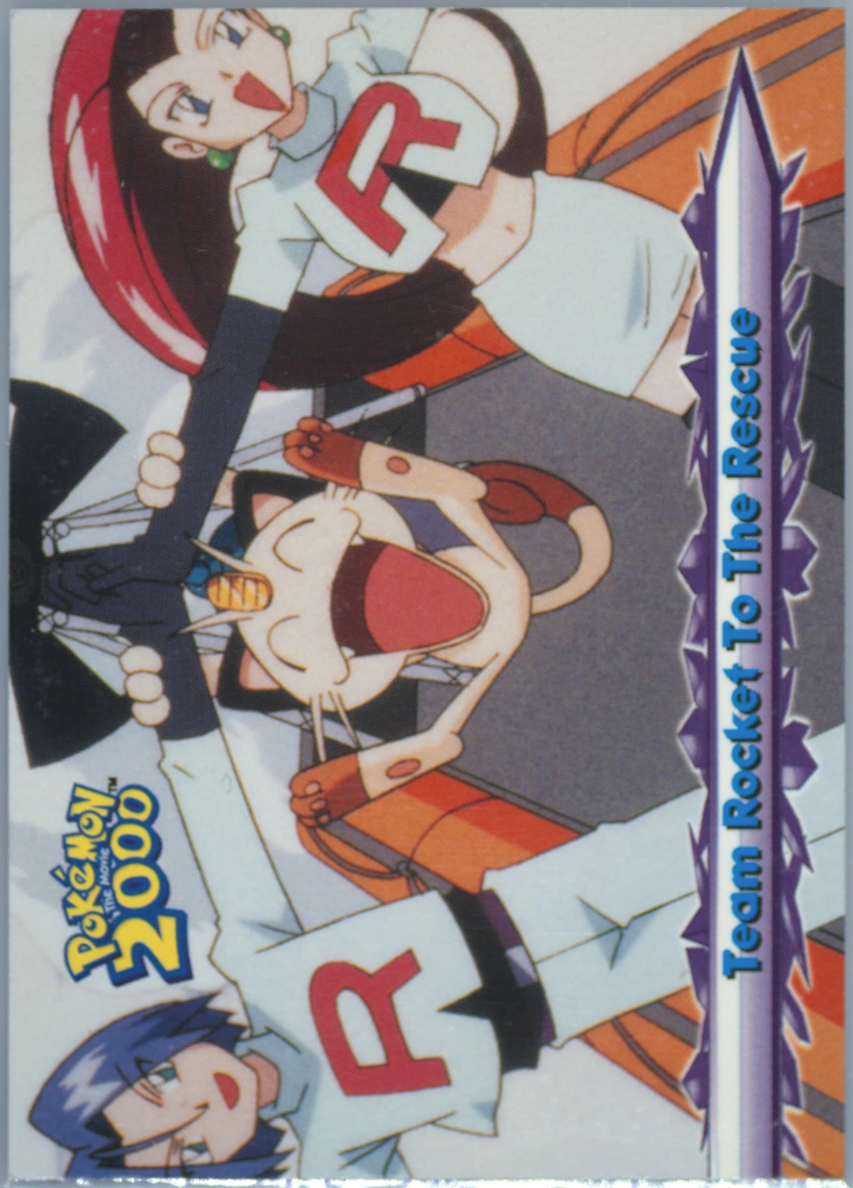Team Rocket to the Rescue (50) 2000 Topps Pokemon the Movie 2000