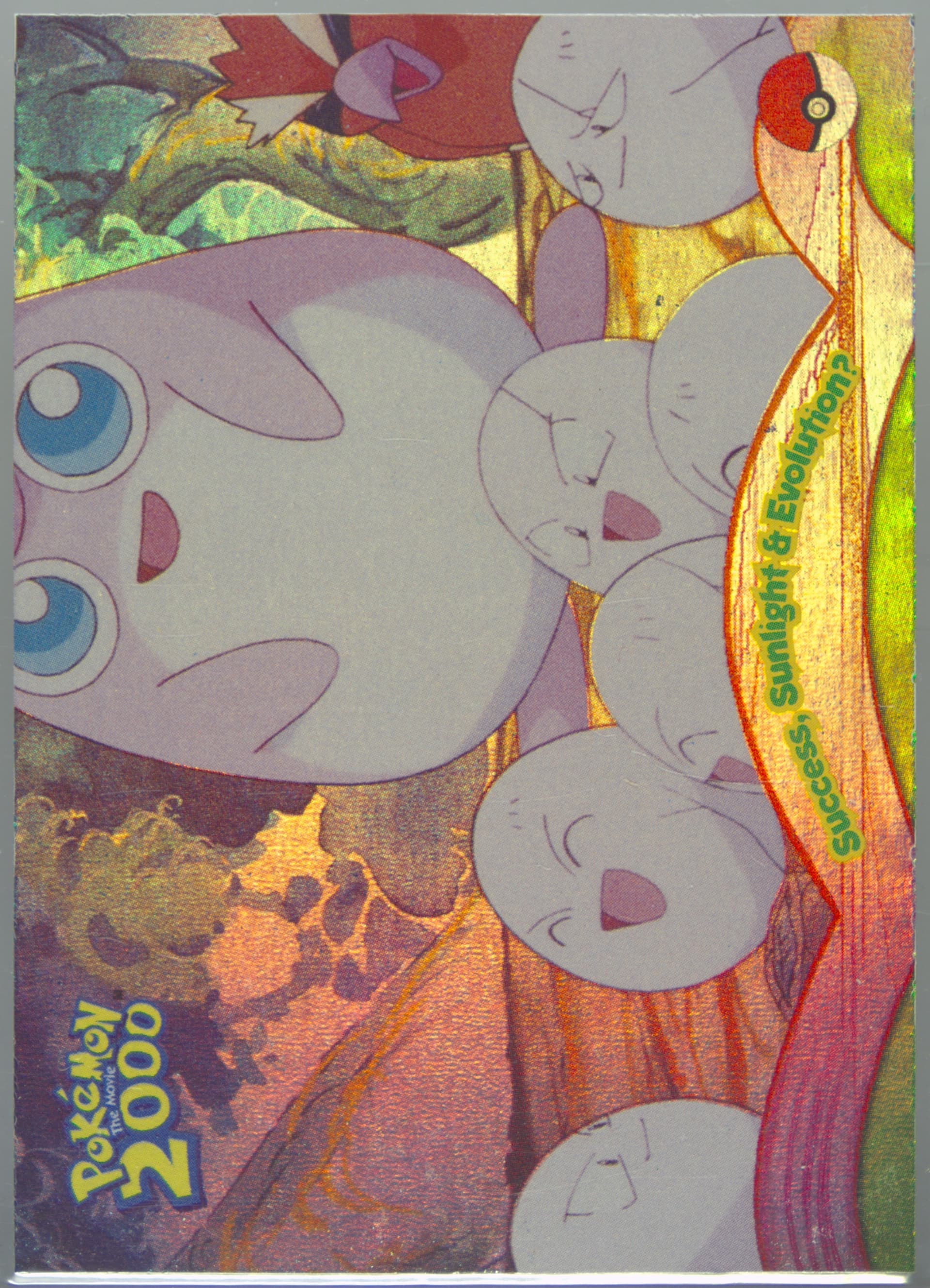 Success, Sunlight & Evolution? Rainbow Foil (11) 2000 Topps Pokemon the Movie 2000