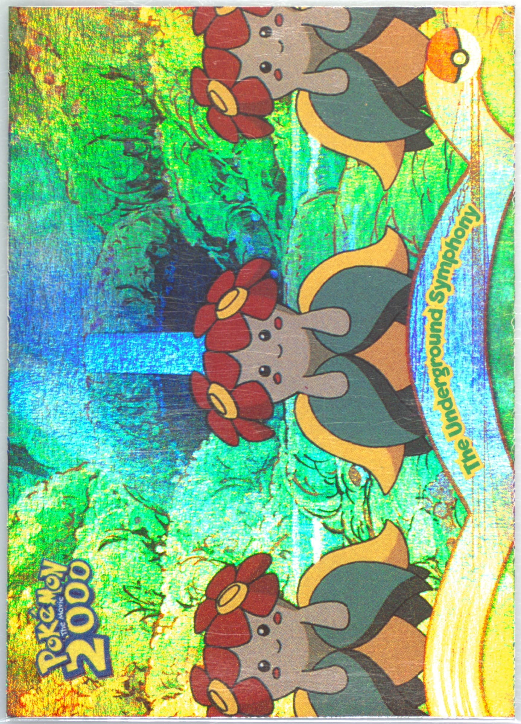 The Underground Symphony Rainbow Foil (7) 2000 Topps Pokemon the Movie 2000