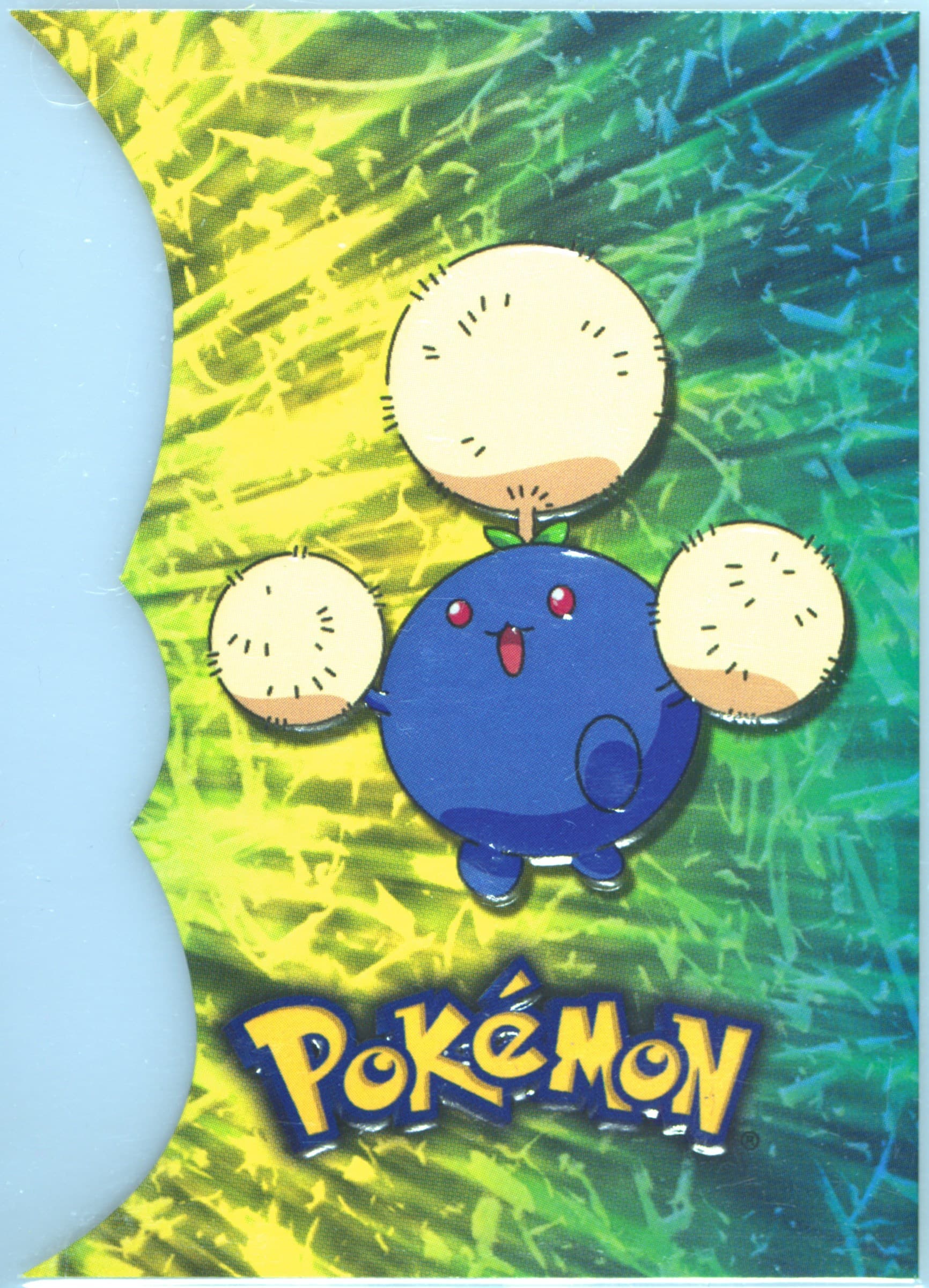 Jumpluff (15) 2001 Topps Pokemon Johto Series 1 Die-Cut Embossed