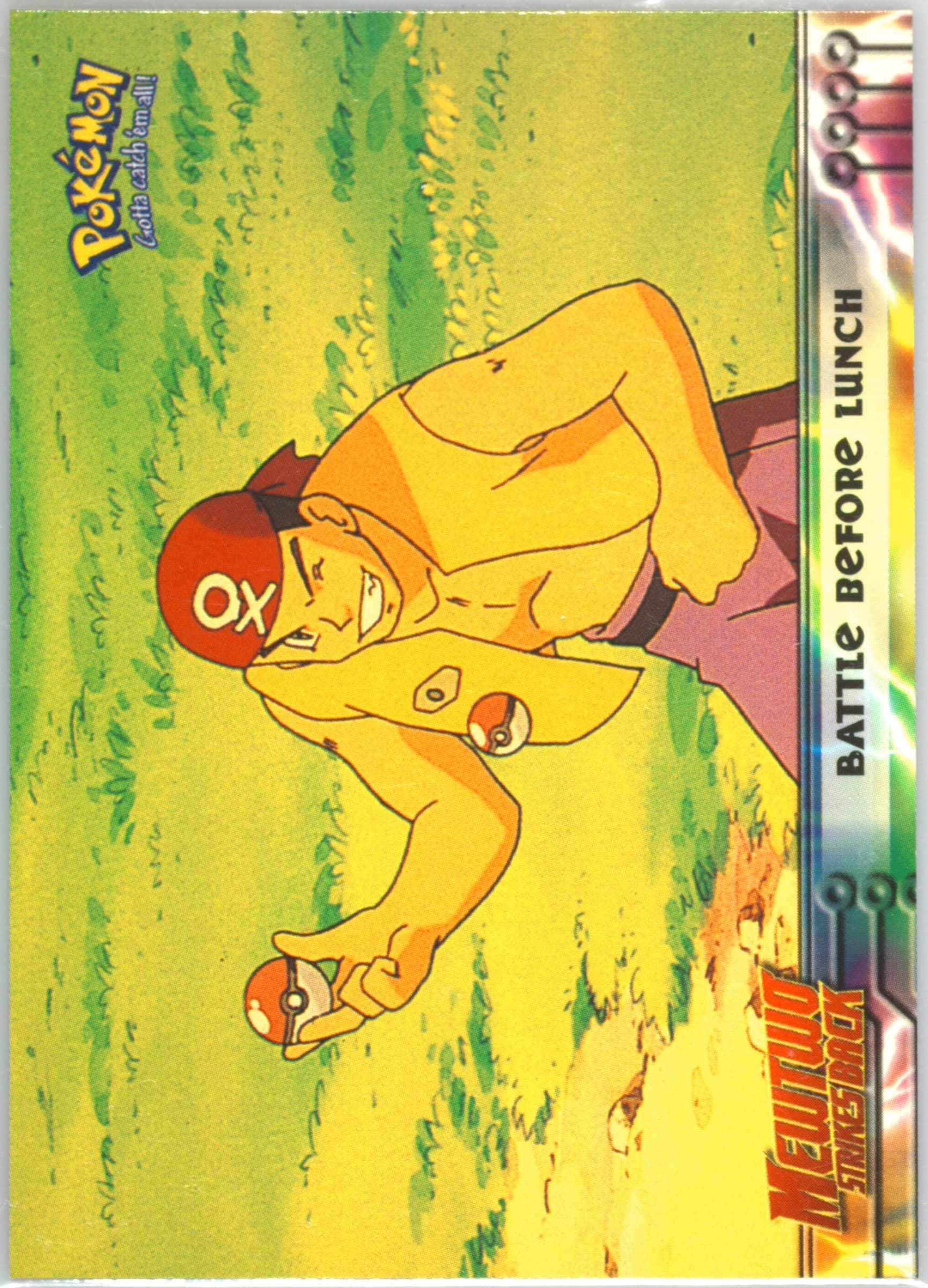 Movie Edition Battle Before Lunch (10) 1999 Topps Pokemon the Movie Edt