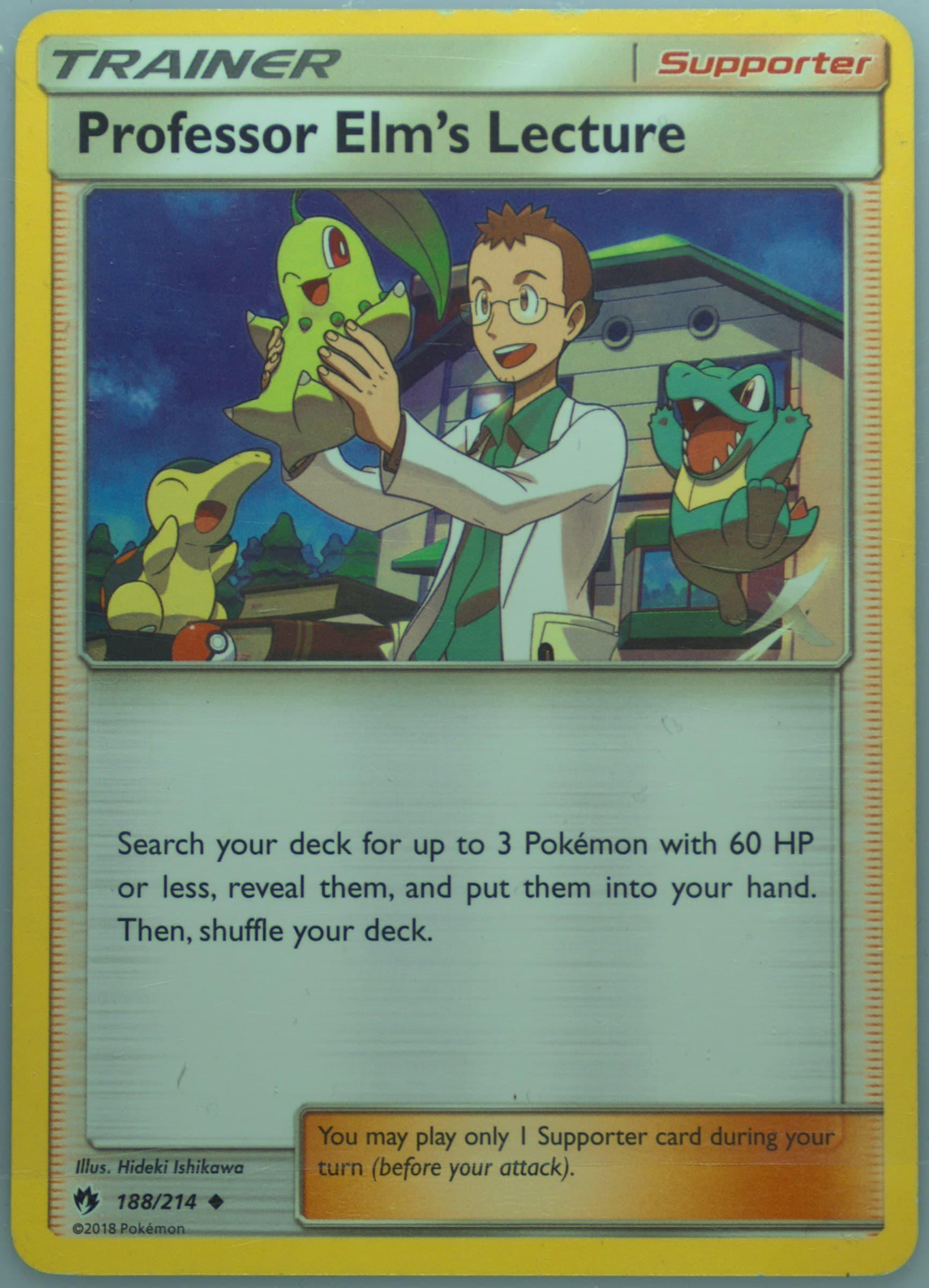 Professor Elm's Lecture (188) 2018 Pokemon Sun & Moon Lost Thunder