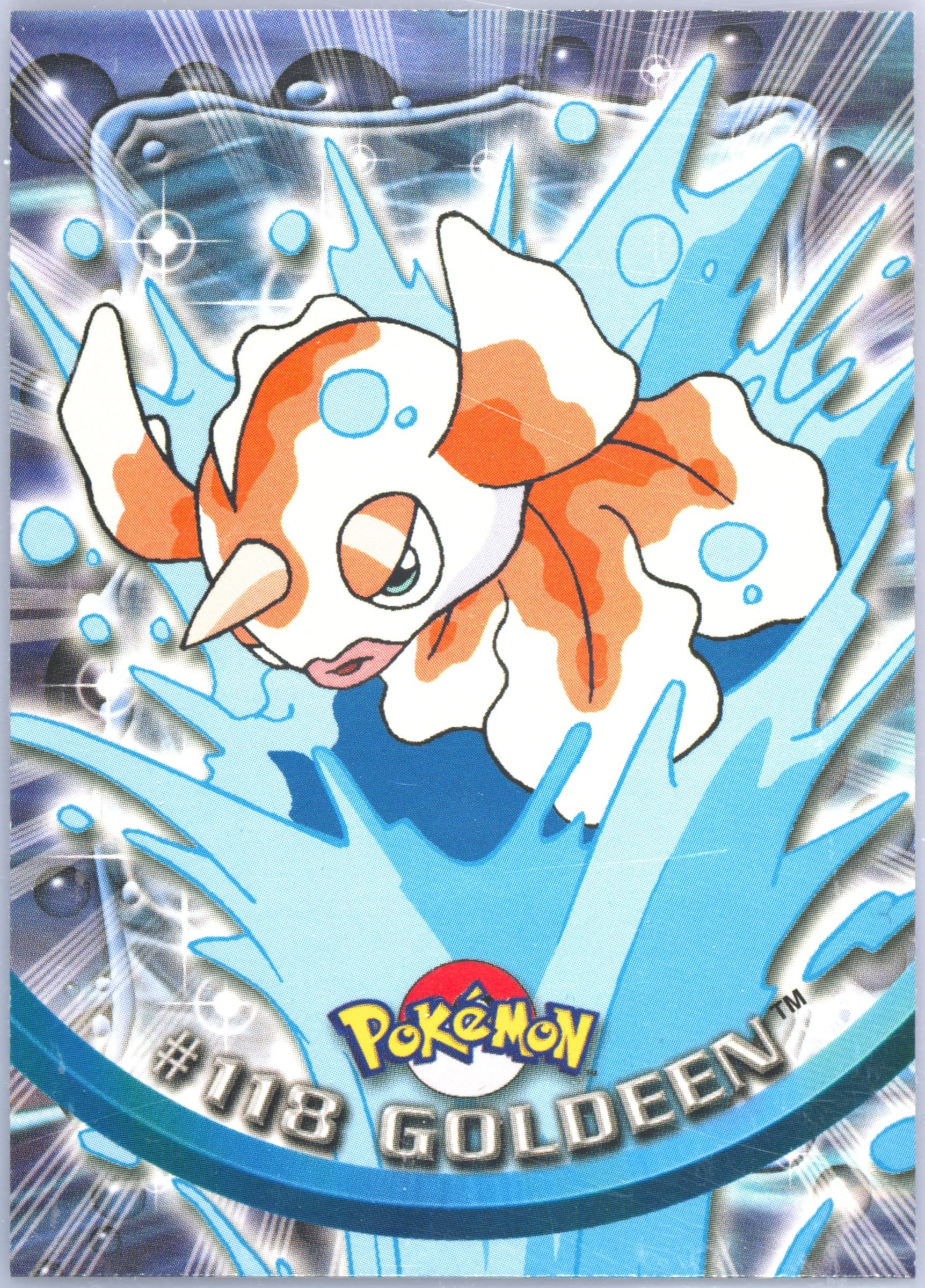 Goldeen (118) 2000 Topps Pokemon TV Animation Series 3
