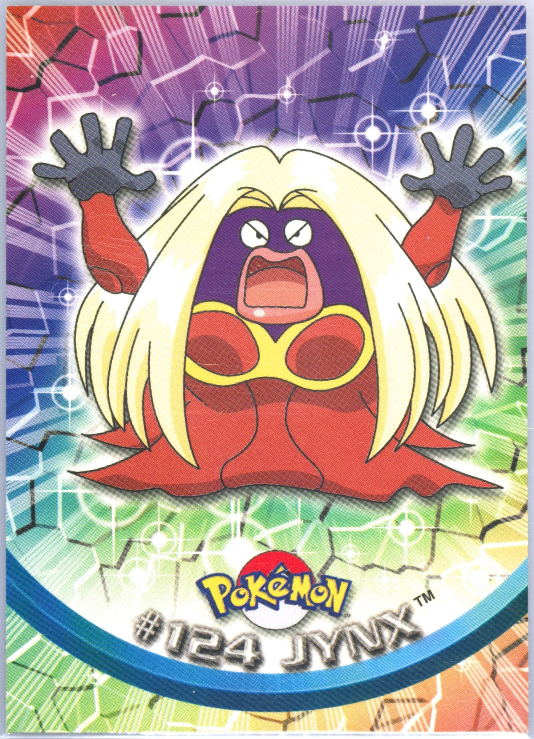 Jynx (124) 2000 Topps Pokemon TV Animation Series 3