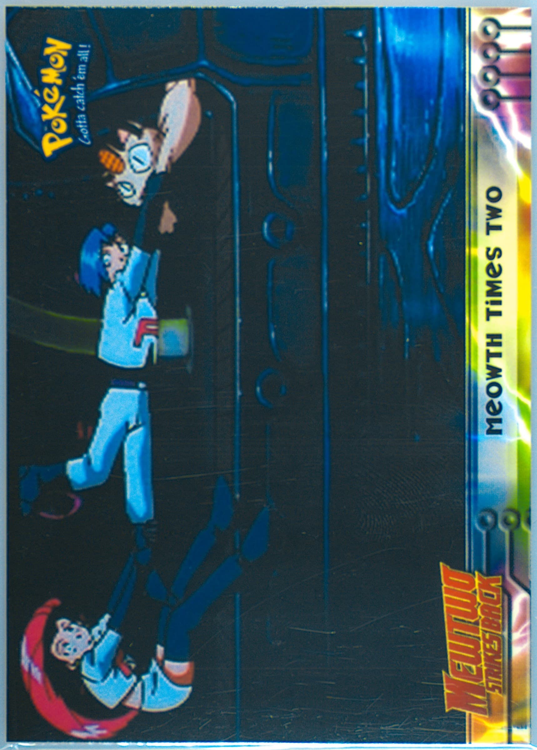 Movie Edition Meowth Times Two (23) 1999 Topps Pokemon the Movie Edt