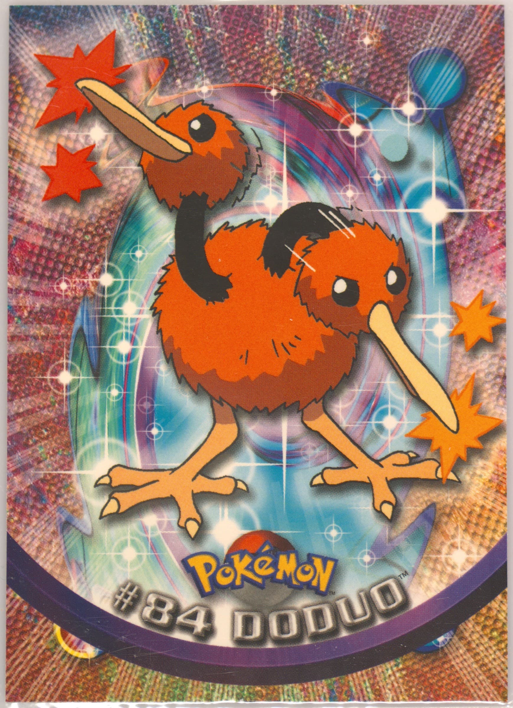 Doduo (84) 2000 Topps Pokemon TV Animation Series 2