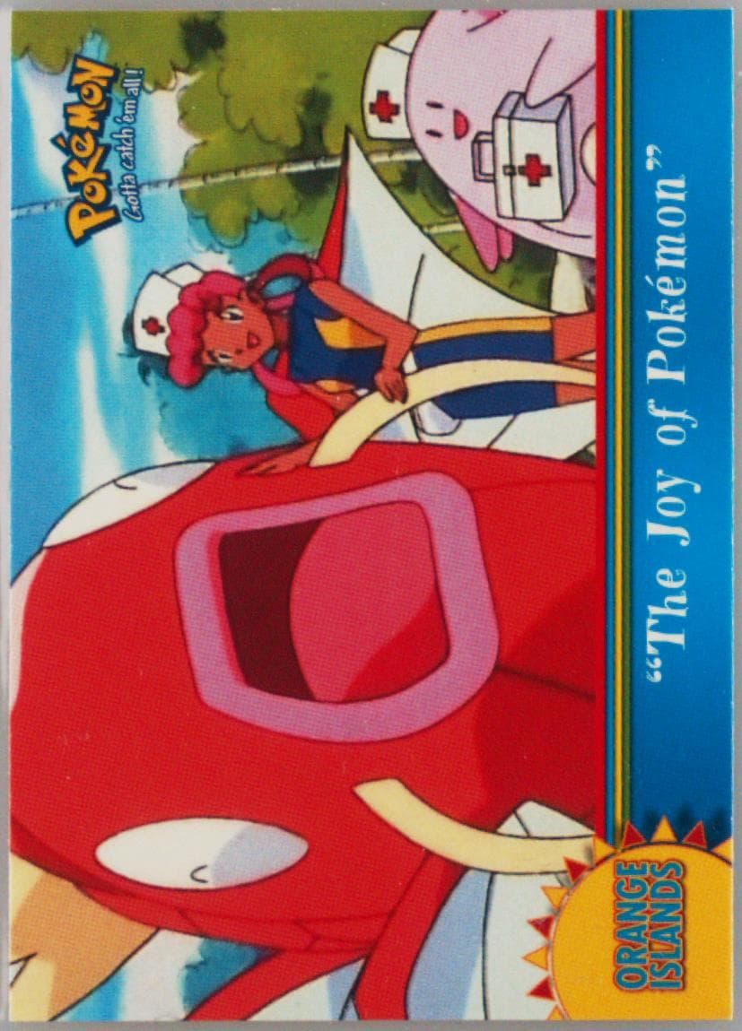 The Joy of Pokemon (OR9) 2000 Topps Pokemon TV Animation Series 3 Orange Islands
