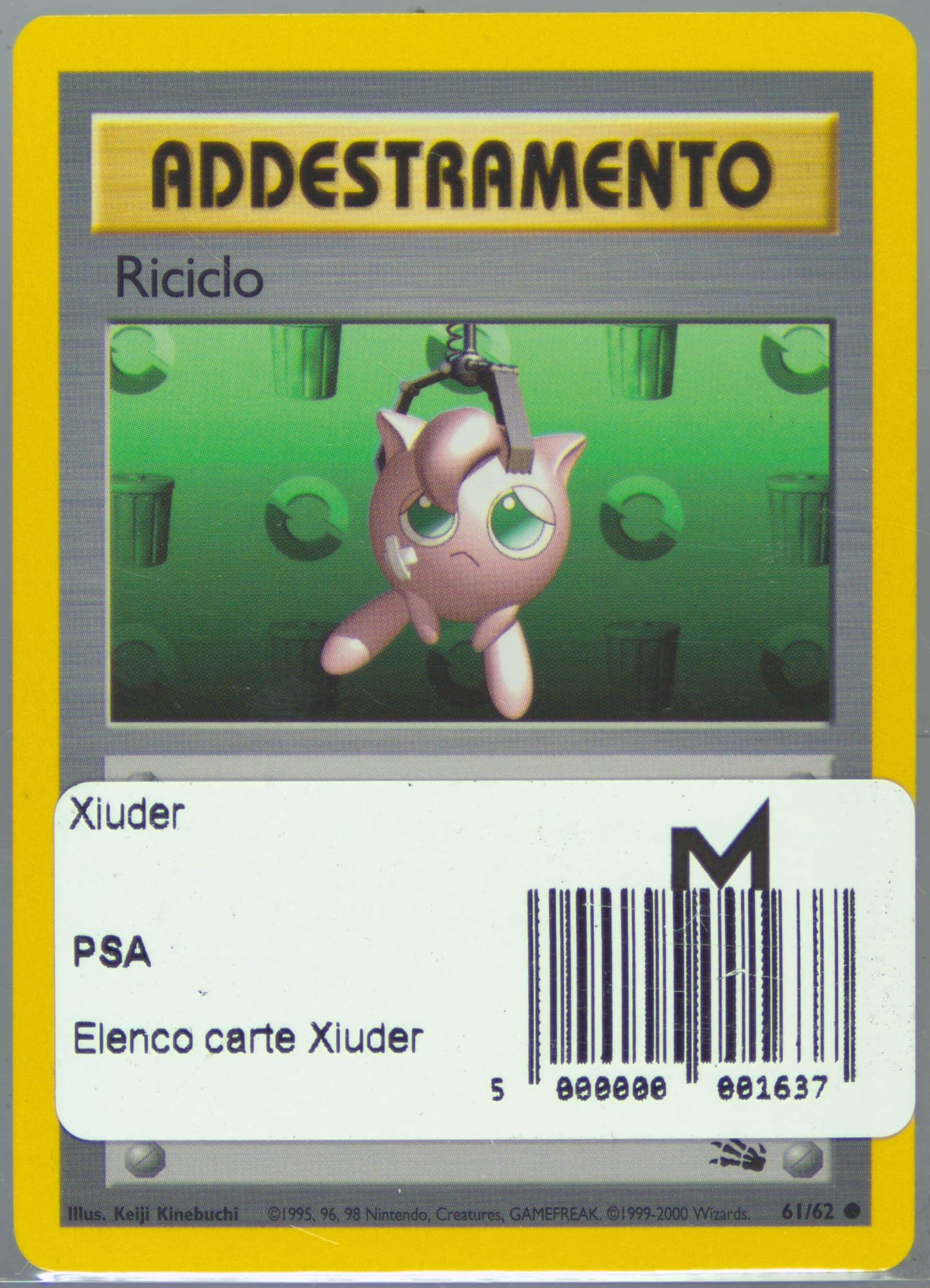 Riciclo (61) 2000 Pokemon Italian Fossil