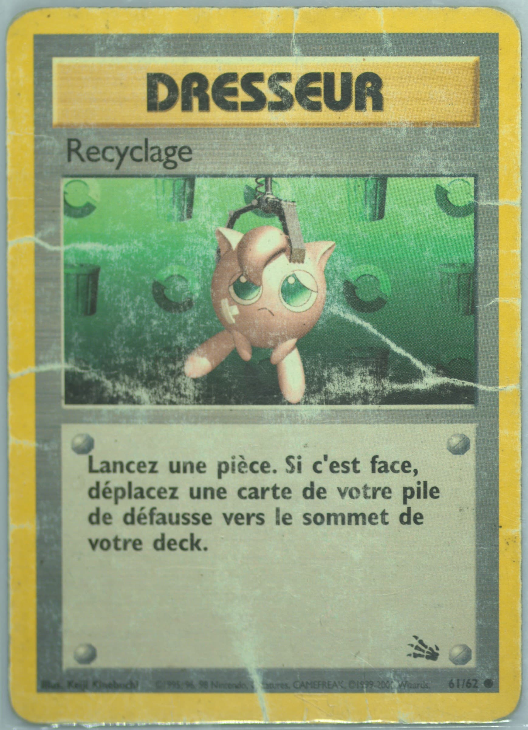 Recyclage (61) 2000 Pokemon French Fossil