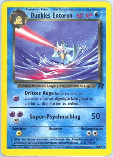 Dunkles Entoron German (37) 2000 Pokemon Rocket