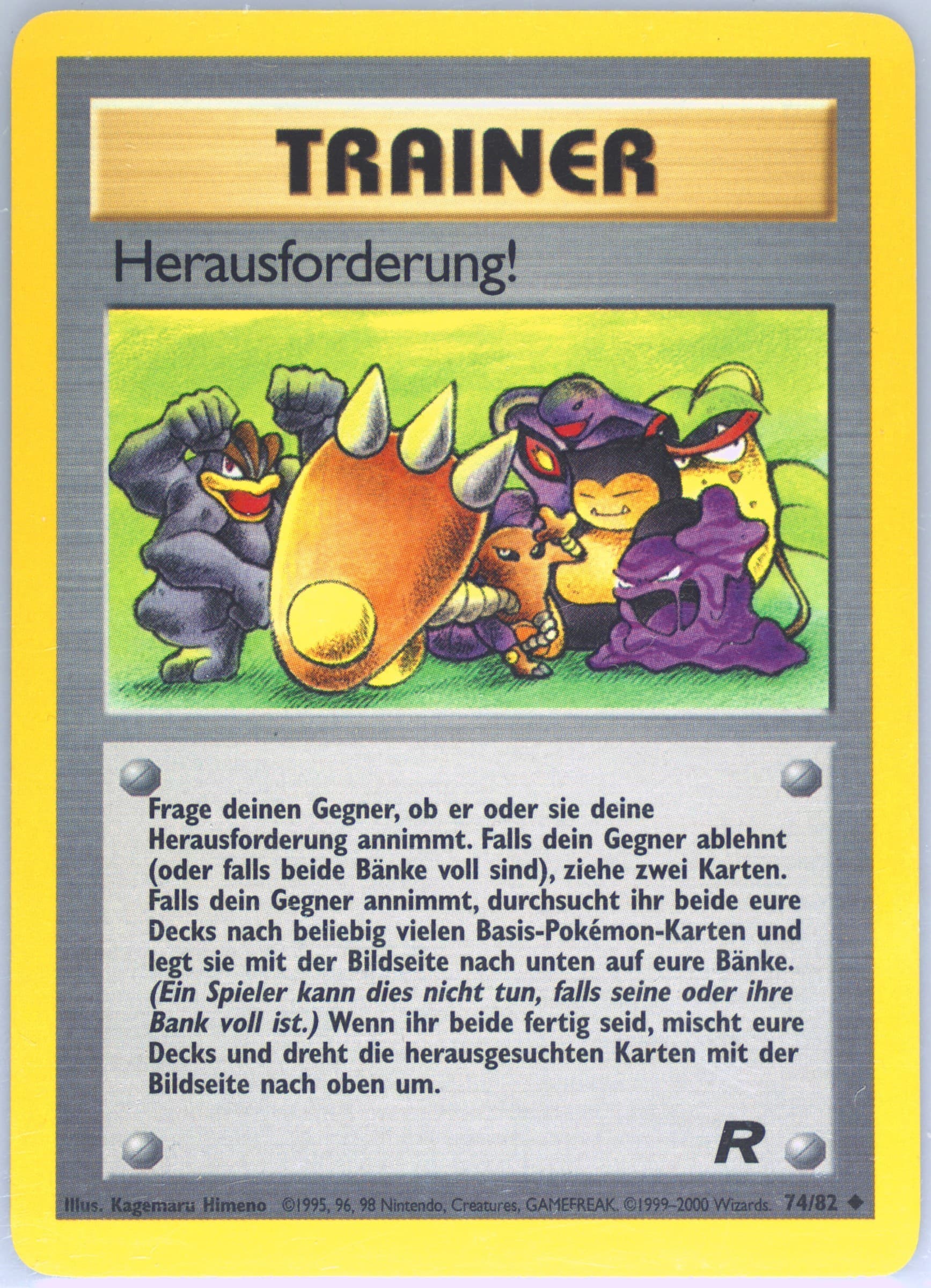 Herausforderung! German (74) 2000 Pokemon Rocket
