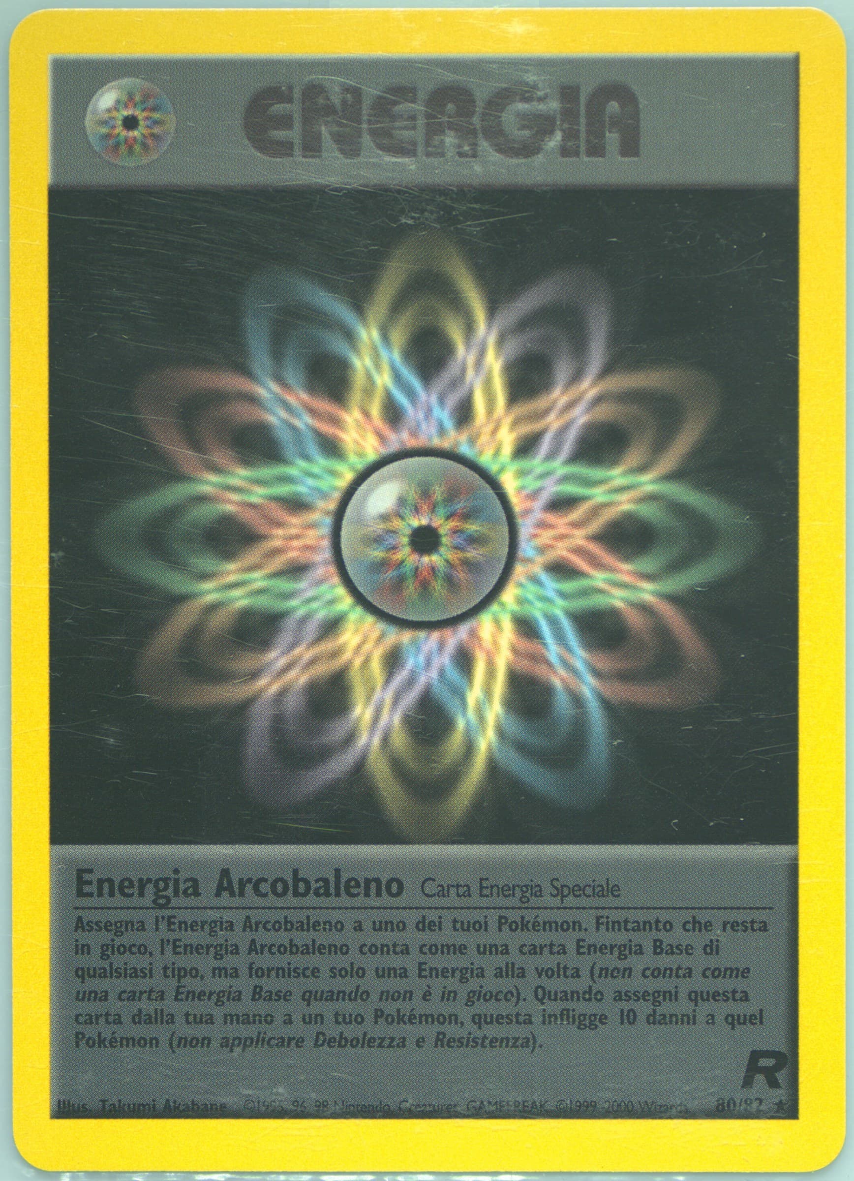 Energia Arcobaleno (80) 2001 Pokemon Italian Rocket