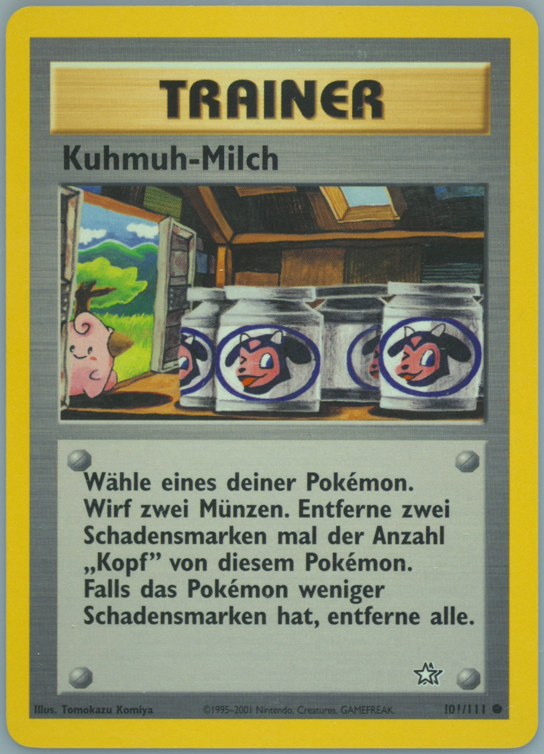 Kuhmuh-Milch (101) 2001 Pokemon German Neo Genesis