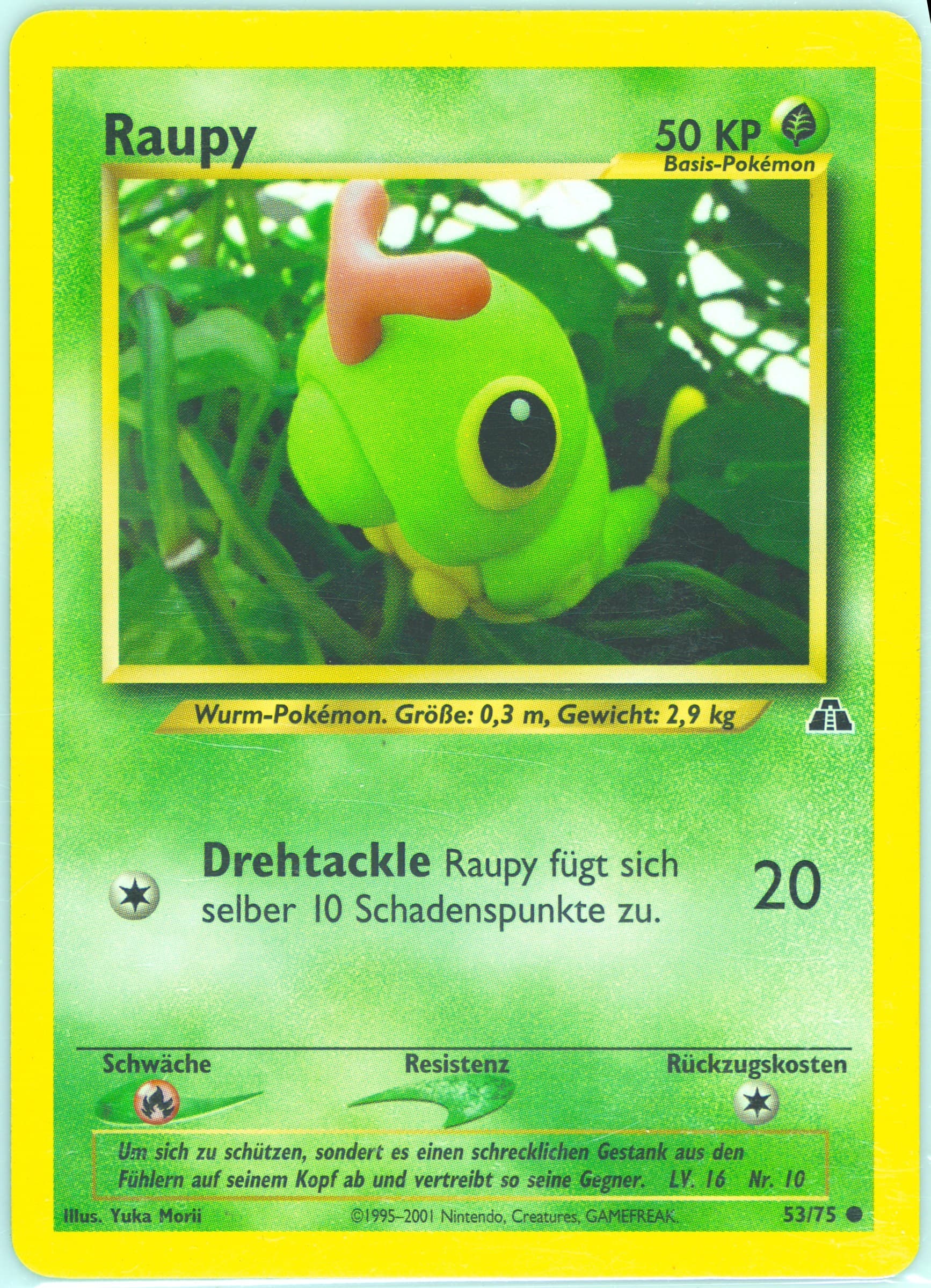 Raupy German (53) 2001 Pokemon Neo Discovery