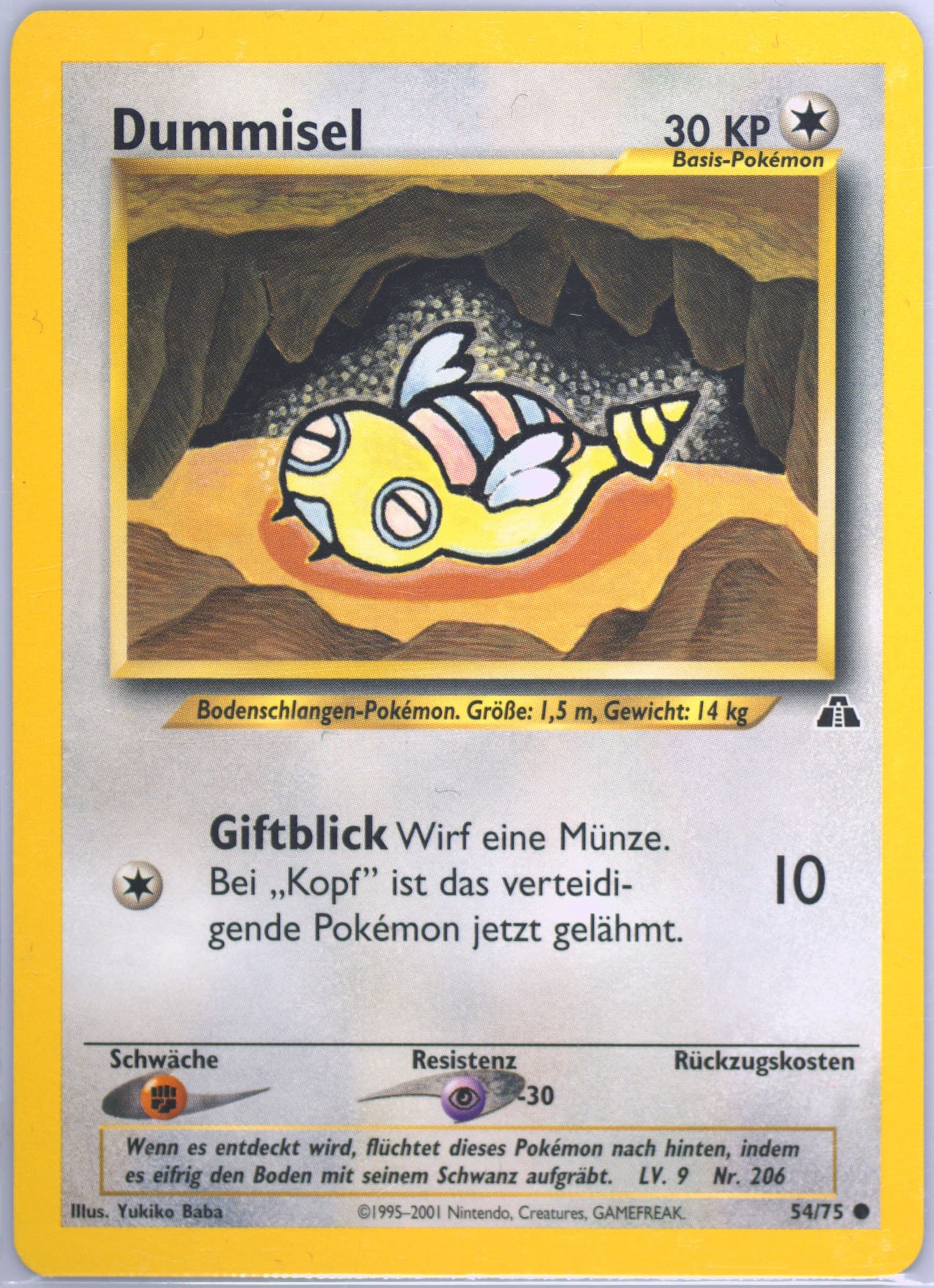 Dummisel German (54) 2001 Pokemon Neo Discovery