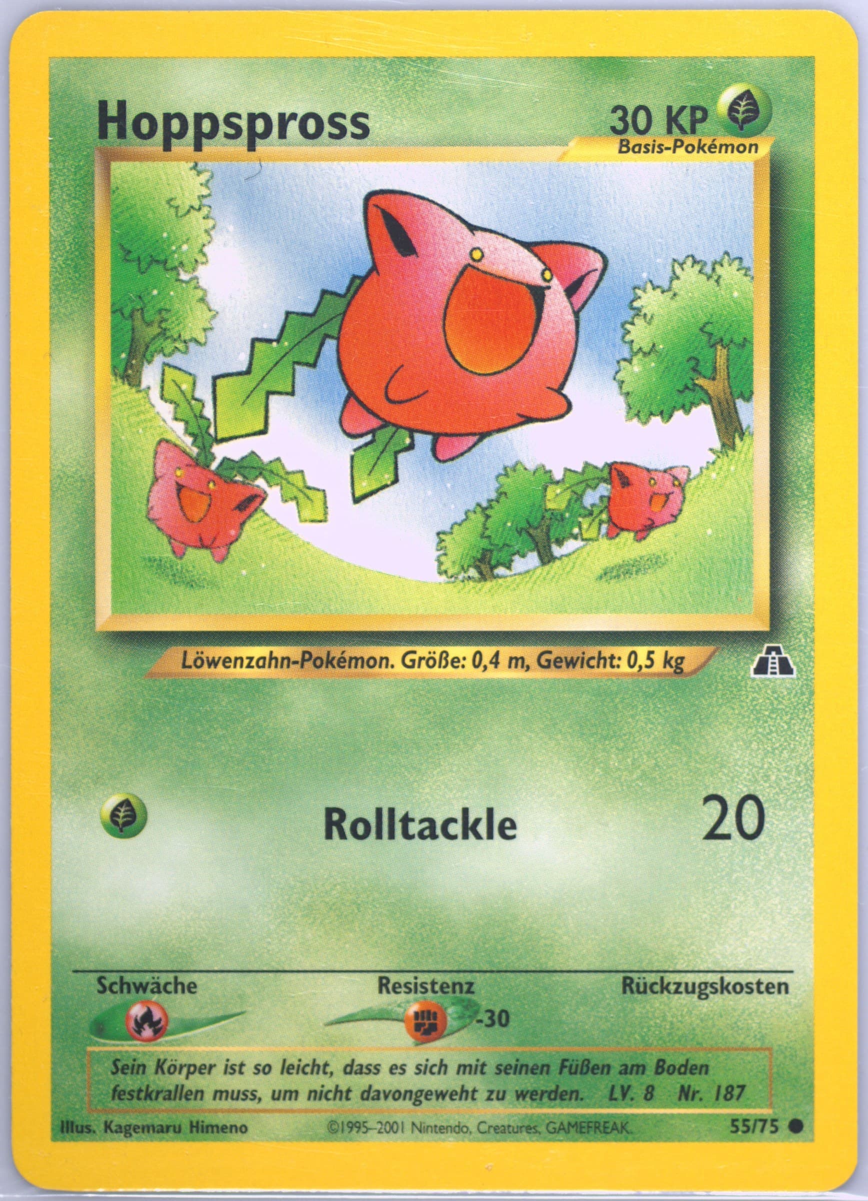 Hoppspross German (55) 2001 Pokemon Neo Discovery